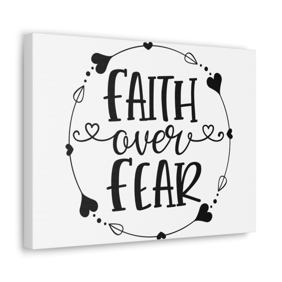 Scripture Walls Faith Over Fear Proverbs 29:25 Christian Wall Art Print Ready to Hang Unframed-Express Your Love Gifts
