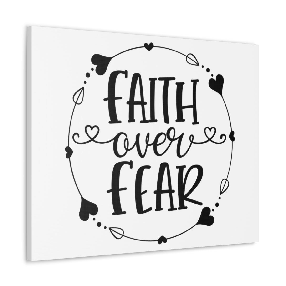 Scripture Walls Faith Over Fear Proverbs 29:25 Christian Wall Art Print Ready to Hang Unframed-Express Your Love Gifts