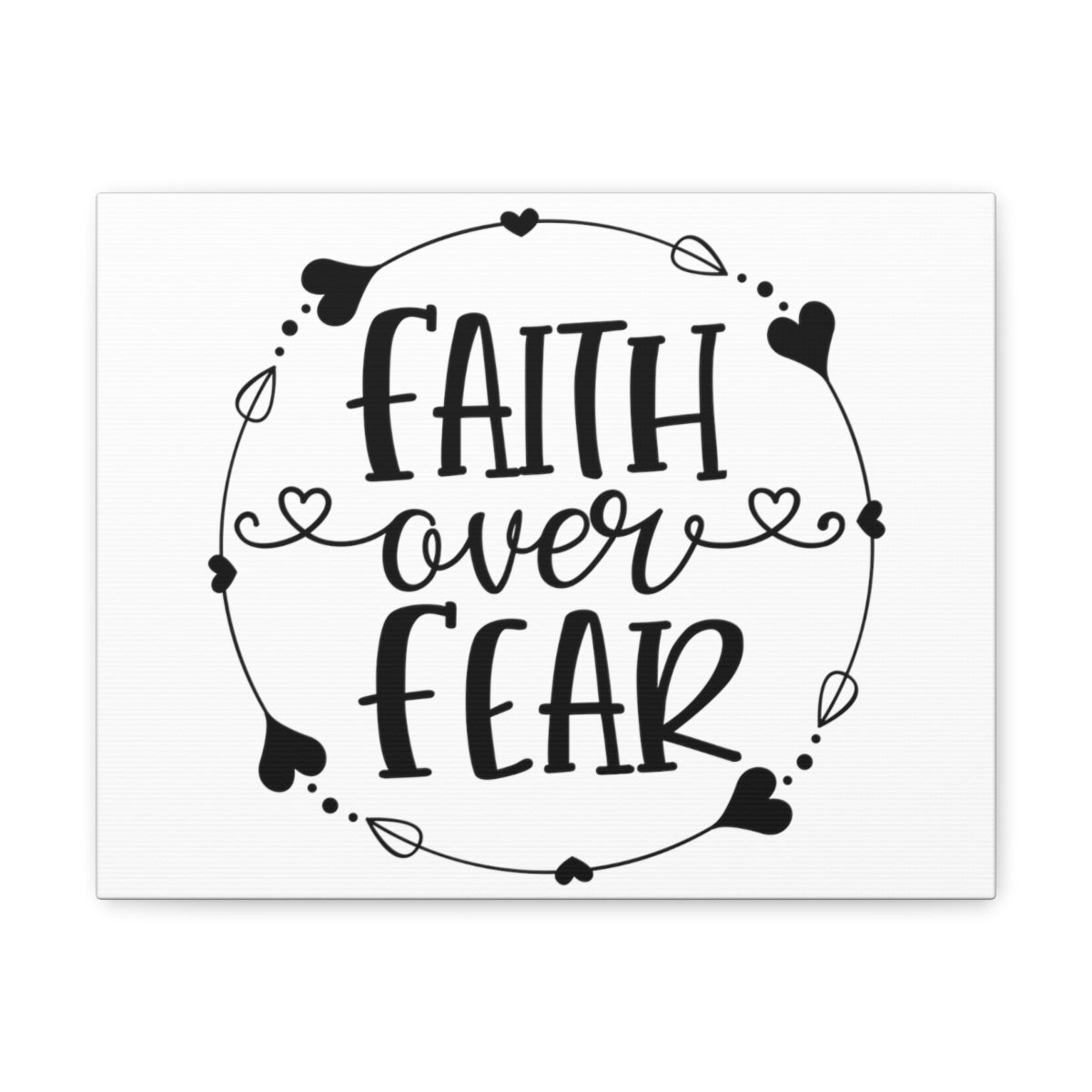 Scripture Walls Faith Over Fear Proverbs 29:25 Christian Wall Art Print Ready to Hang Unframed-Express Your Love Gifts