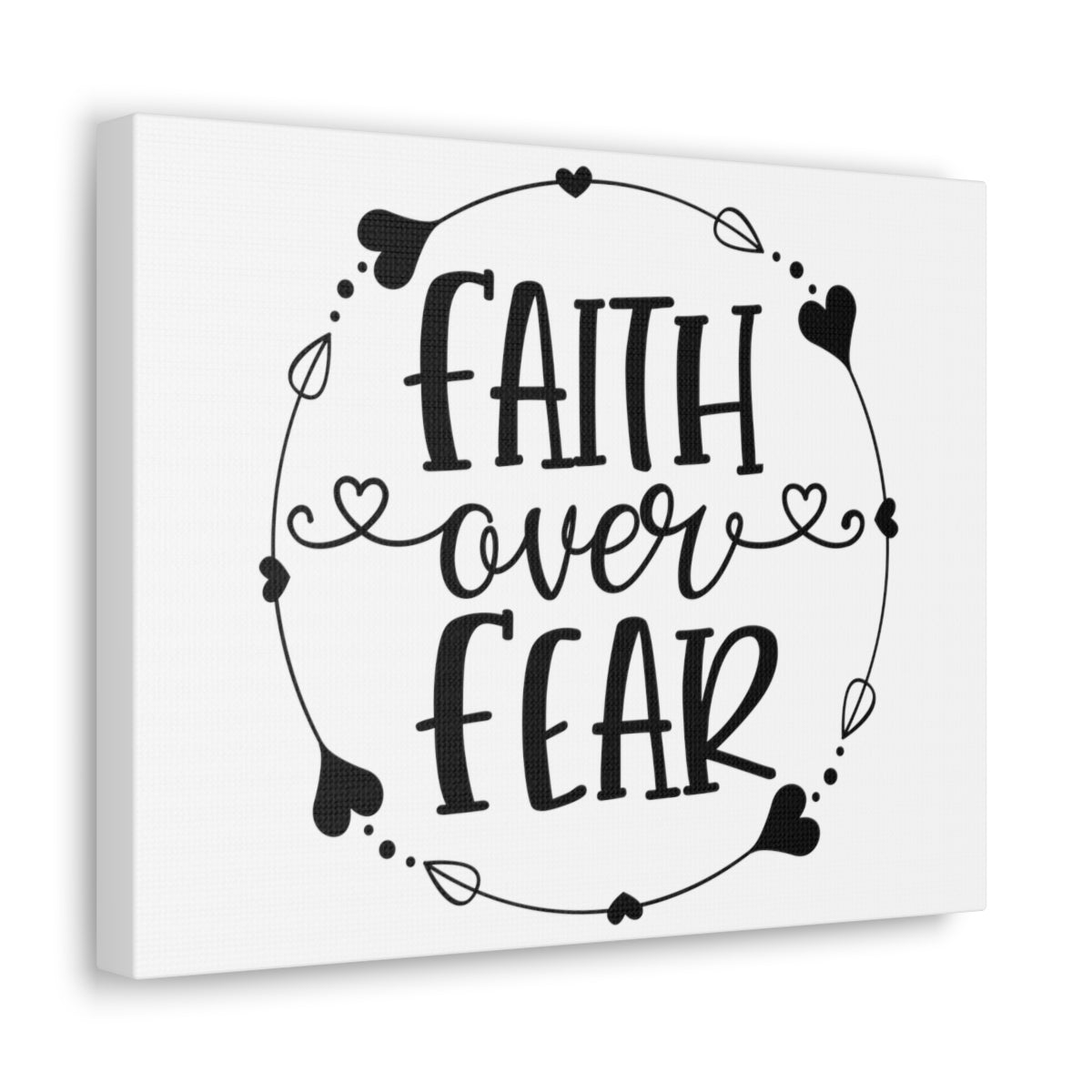 Scripture Walls Faith Over Fear Proverbs 29:25 Christian Wall Art Print Ready to Hang Unframed-Express Your Love Gifts