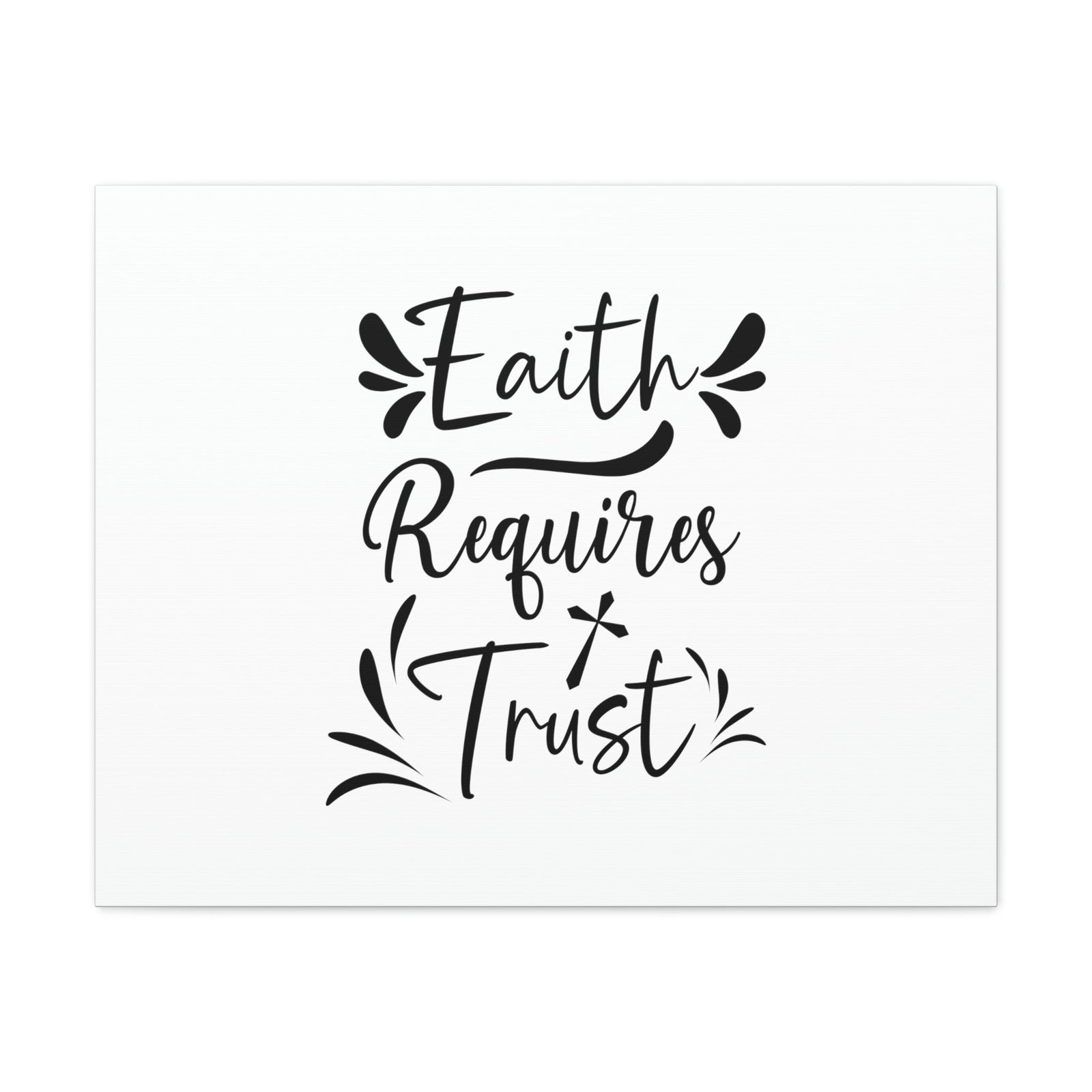 Scripture Walls Faith Requires Trust Hebrews 11:6 Christian Wall Art Bible Verse Print Ready to Hang Unframed-Express Your Love Gifts