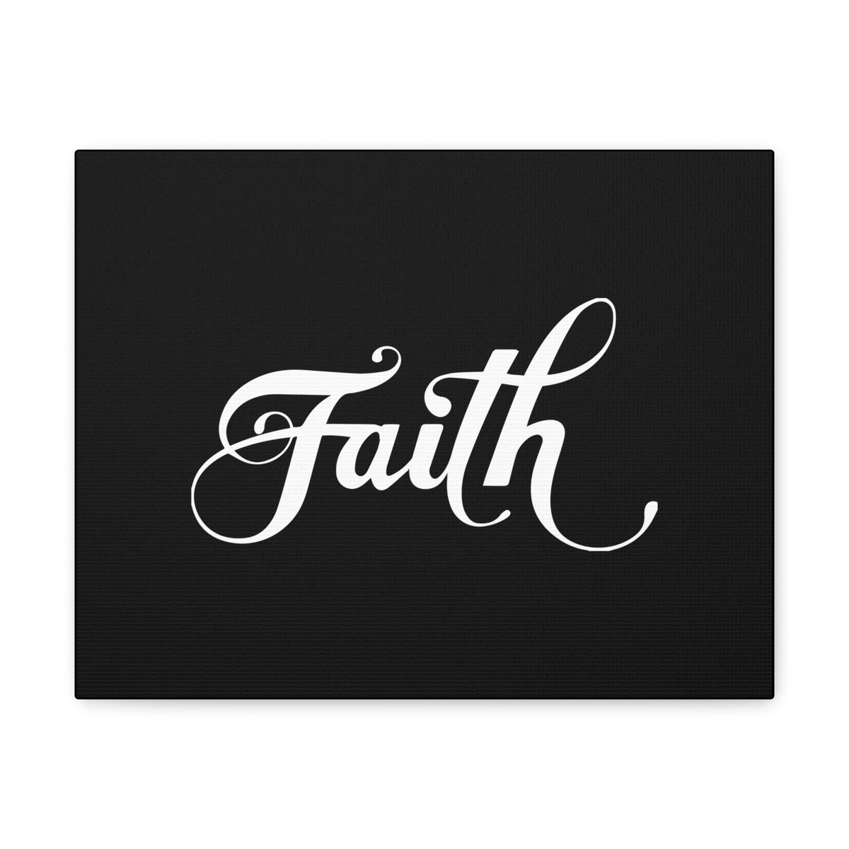 Scripture Walls Faith Romans 10:17 Cursive White Christian Wall Art Bible Verse Print Ready to Hang Unframed-Express Your Love Gifts