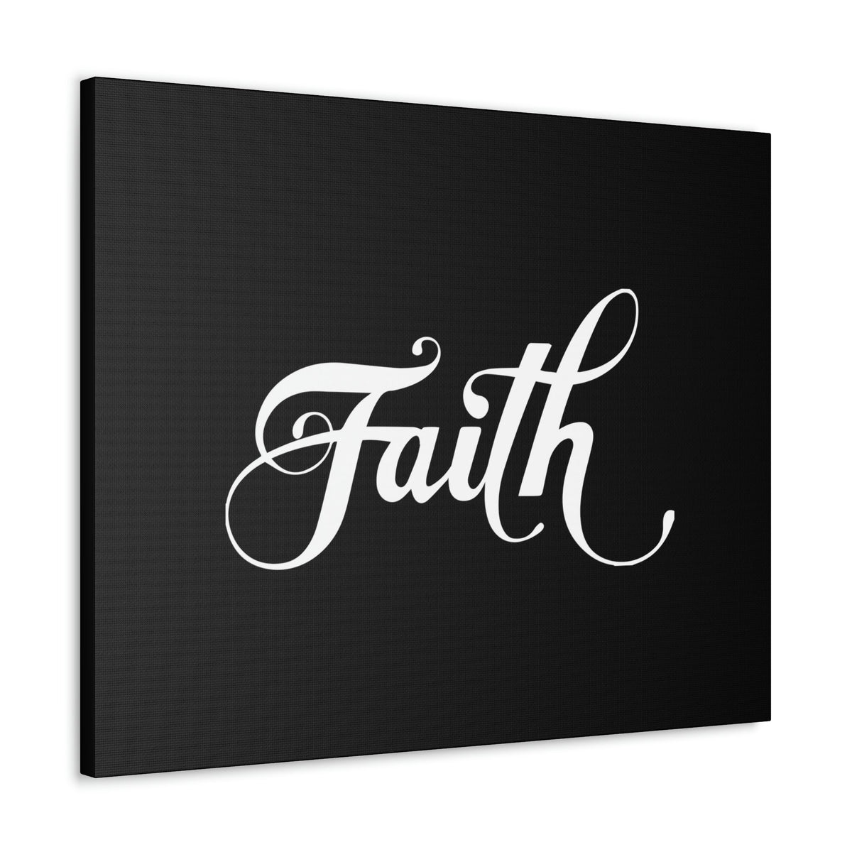 Scripture Walls Faith Romans 10:17 Cursive White Christian Wall Art Bible Verse Print Ready to Hang Unframed-Express Your Love Gifts