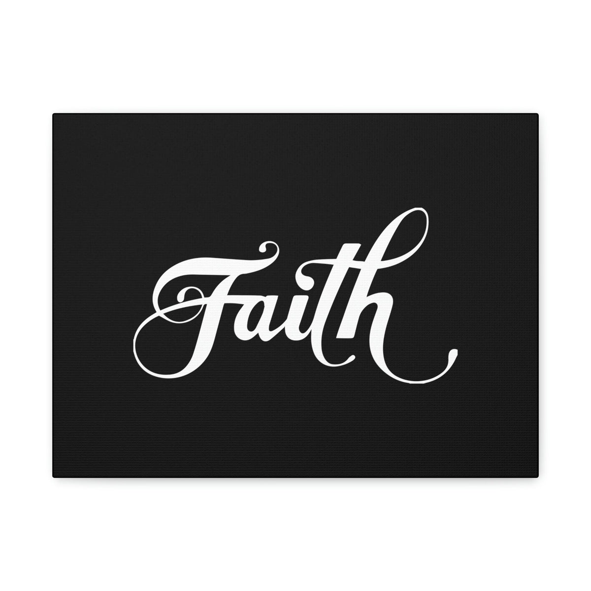 Scripture Walls Faith Romans 10:17 Cursive White Christian Wall Art Bible Verse Print Ready to Hang Unframed-Express Your Love Gifts