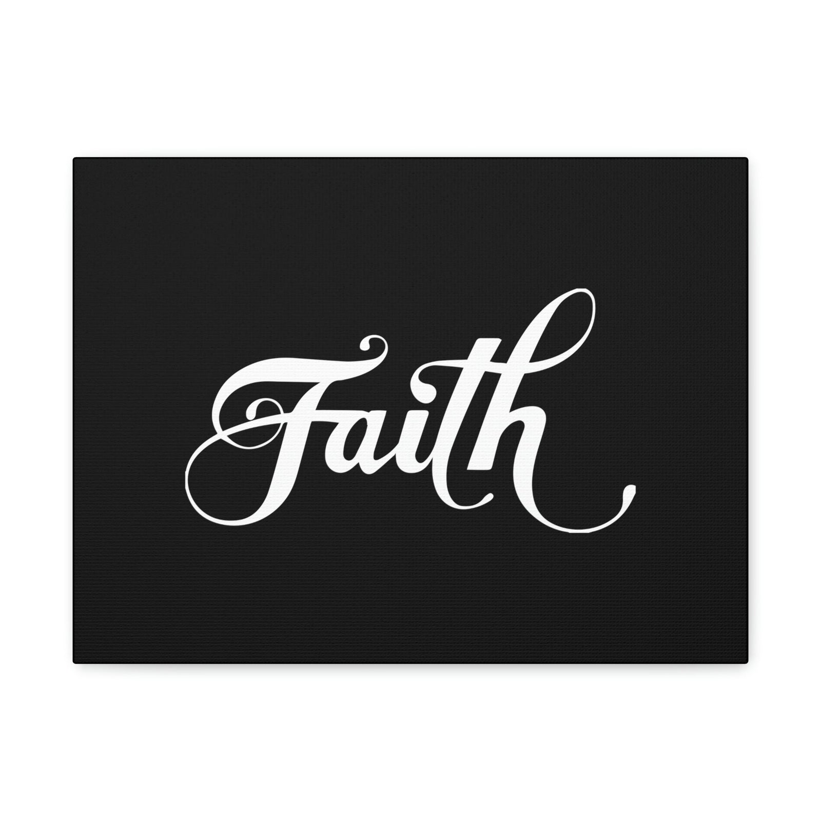 Scripture Walls Faith Romans 10:17 Cursive White Christian Wall Art Bible Verse Print Ready to Hang Unframed-Express Your Love Gifts