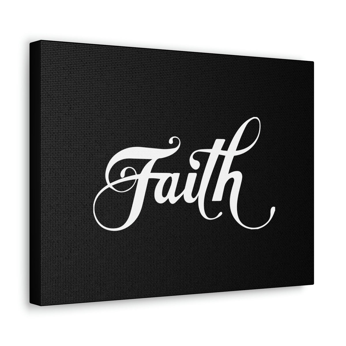 Scripture Walls Faith Romans 10:17 Cursive White Christian Wall Art Bible Verse Print Ready to Hang Unframed-Express Your Love Gifts