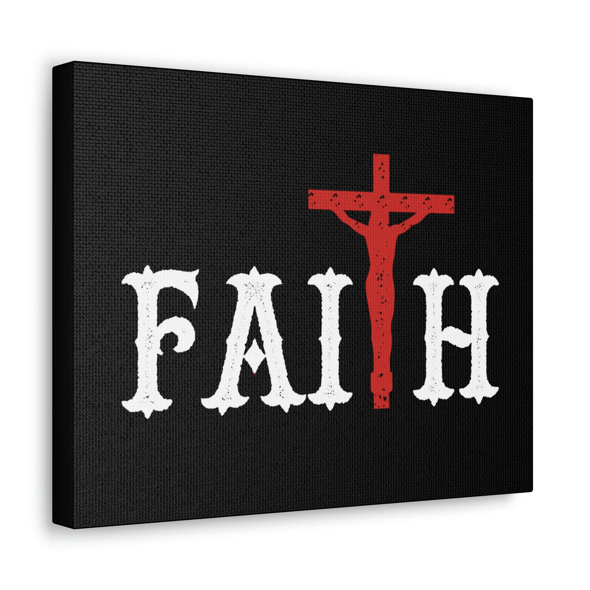 Scripture Walls Faith Romans 10:17 Red Cross Christian Wall Art Bible Verse Print Ready to Hang Unframed-Express Your Love Gifts