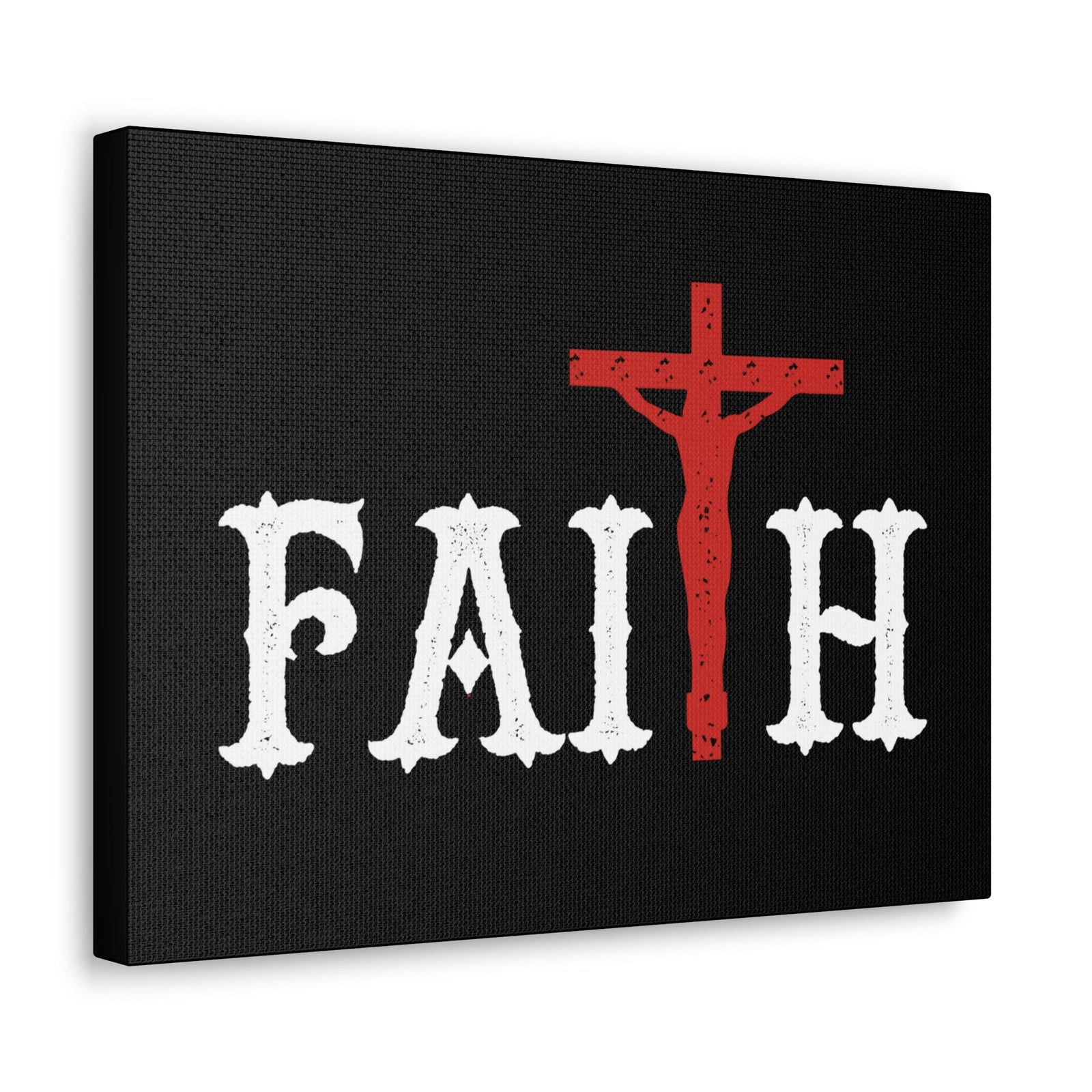 Scripture Walls Faith Romans 10:17 Red Cross Christian Wall Art Bible Verse Print Ready to Hang Unframed-Express Your Love Gifts