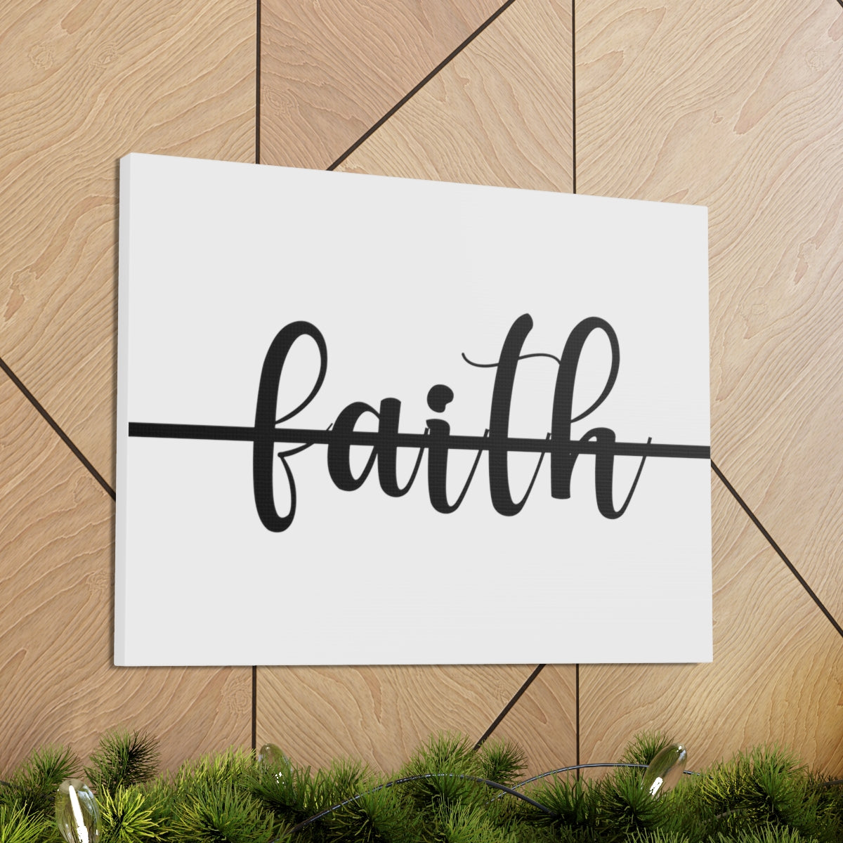 Scripture Walls Faith Romans 5:1 Christian Wall Art Print Ready to Hang Unframed-Express Your Love Gifts