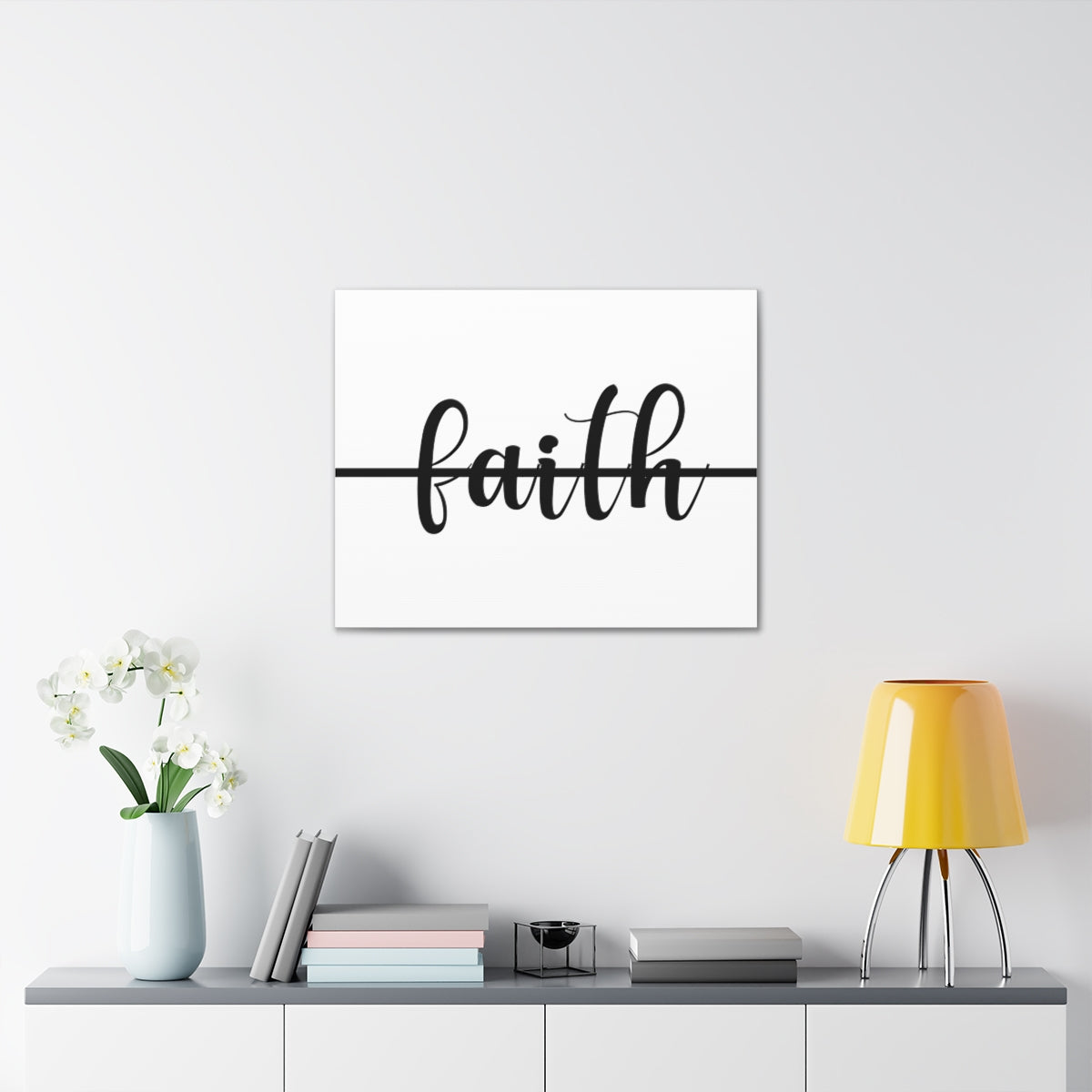 Scripture Walls Faith Romans 5:1 Christian Wall Art Print Ready to Hang Unframed-Express Your Love Gifts