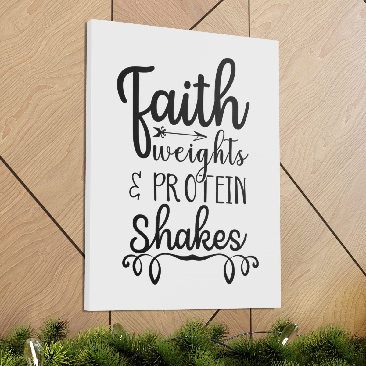 Scripture Walls Faith Weights John 6:35 Christian Wall Art Print Ready to Hang Unframed-Express Your Love Gifts