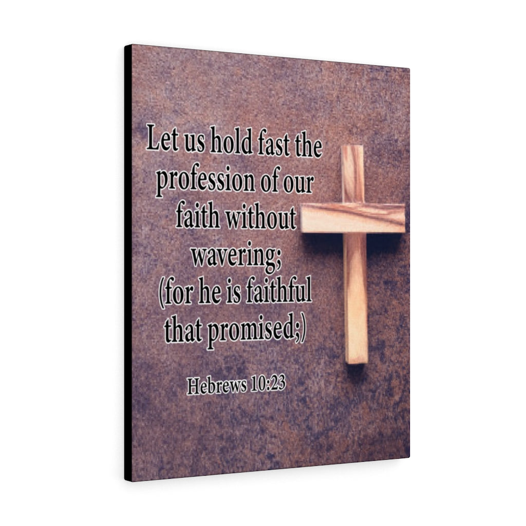 Scripture Walls Faith Without Wavering Hebrews 10:23 Christian Home Decor Bible Art Unframed-Express Your Love Gifts