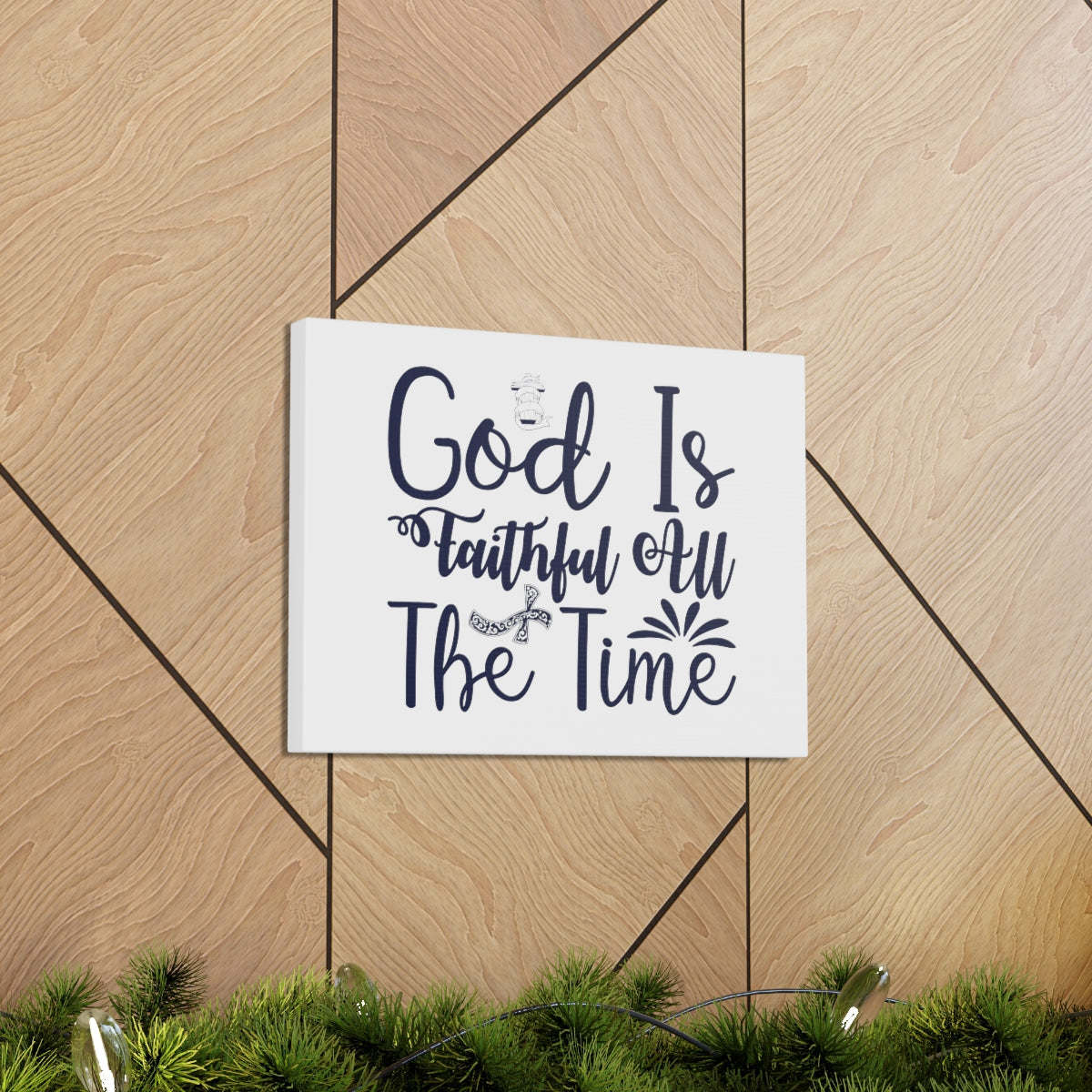 Scripture Walls Faithful All The Time John 17:17 Christian Wall Art Bible Verse Print Ready to Hang Unframed-Express Your Love Gifts