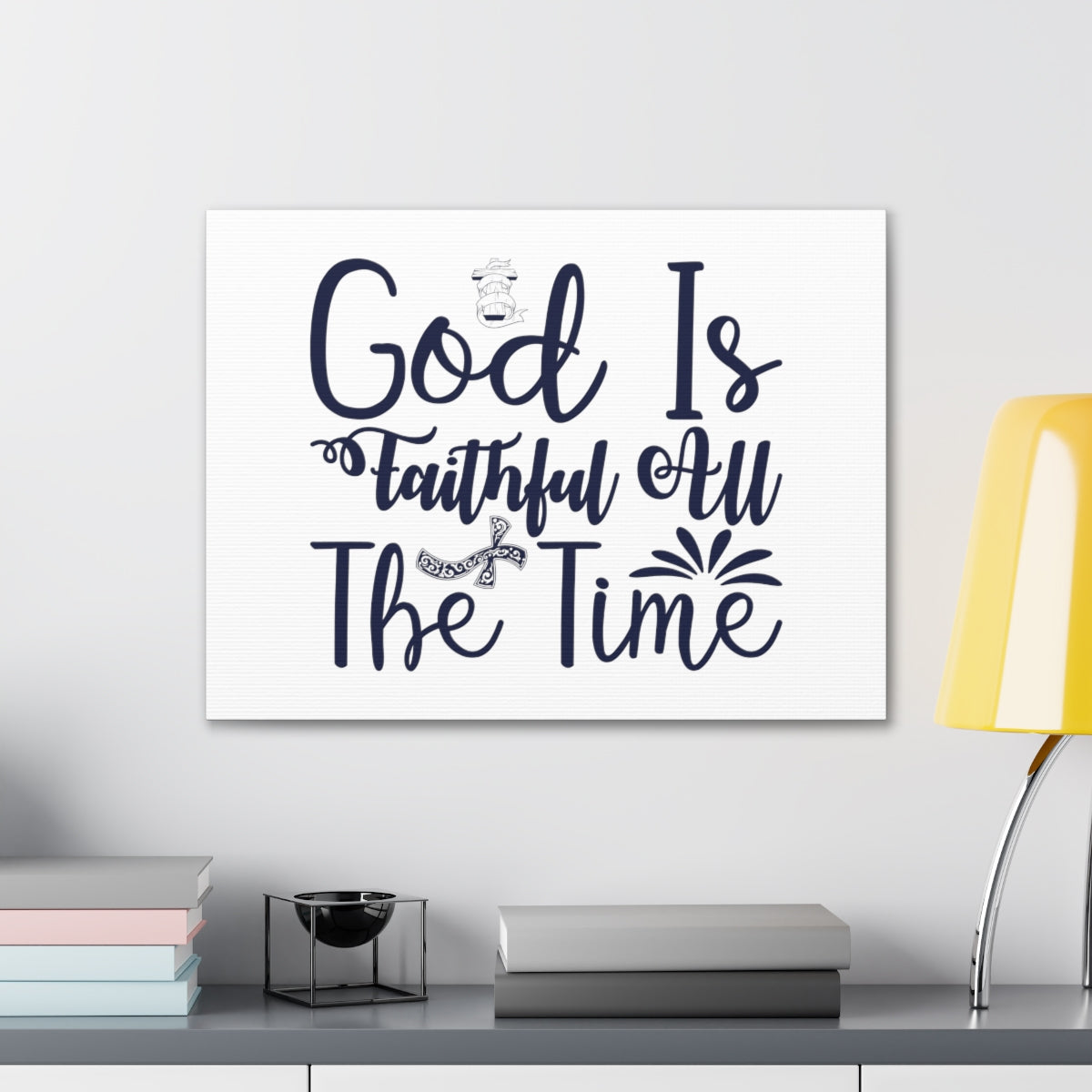Scripture Walls Faithful All The Time John 17:17 Christian Wall Art Bible Verse Print Ready to Hang Unframed-Express Your Love Gifts