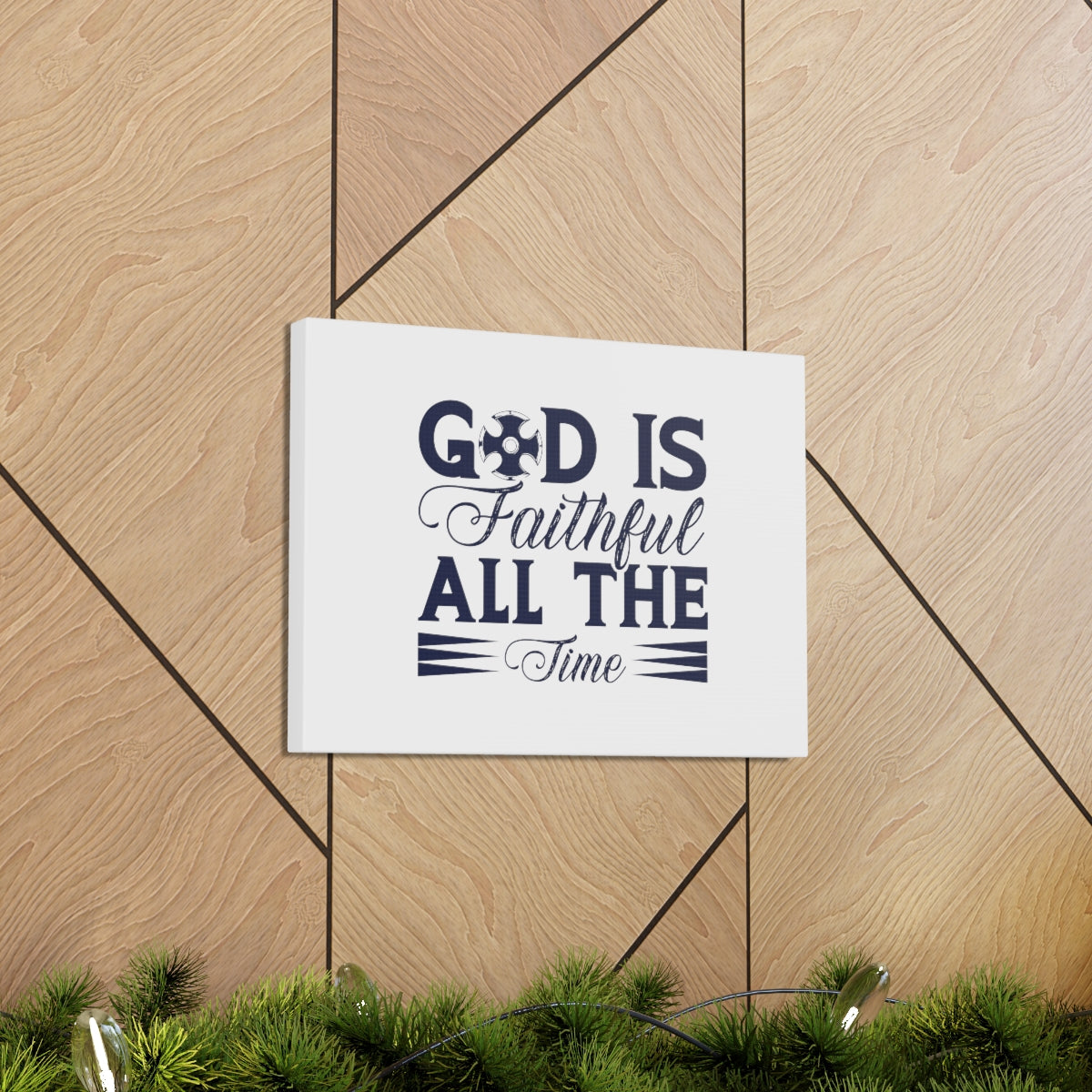 Scripture Walls Faithful All Time 1 Corinthians 1:9 Christian Wall Art Bible Verse Print Ready to Hang Unframed-Express Your Love Gifts