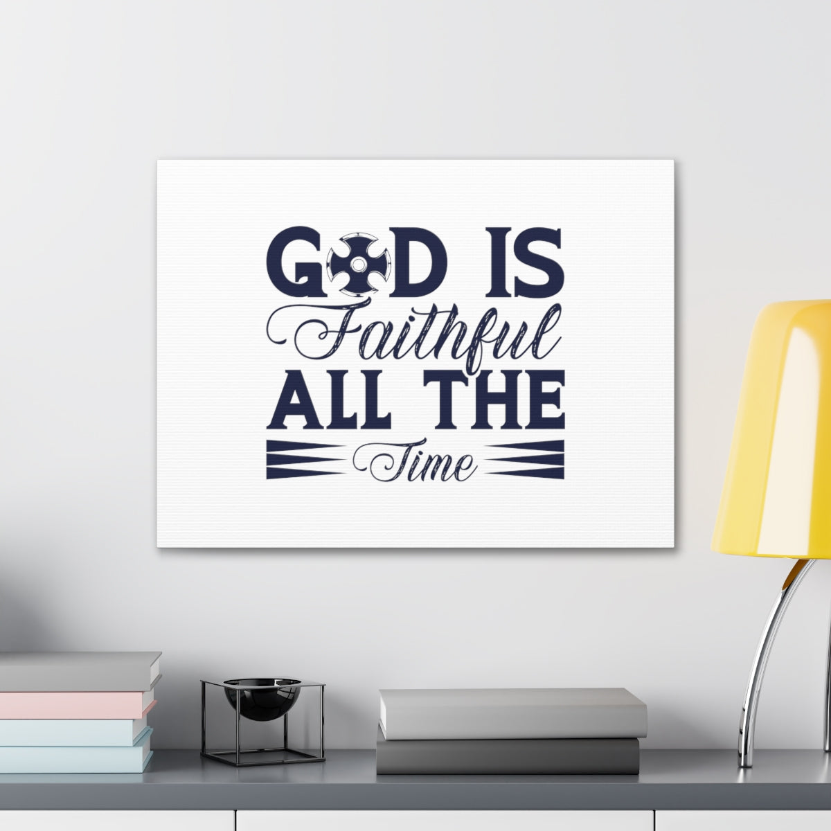 Scripture Walls Faithful All Time 1 Corinthians 1:9 Christian Wall Art Bible Verse Print Ready to Hang Unframed-Express Your Love Gifts