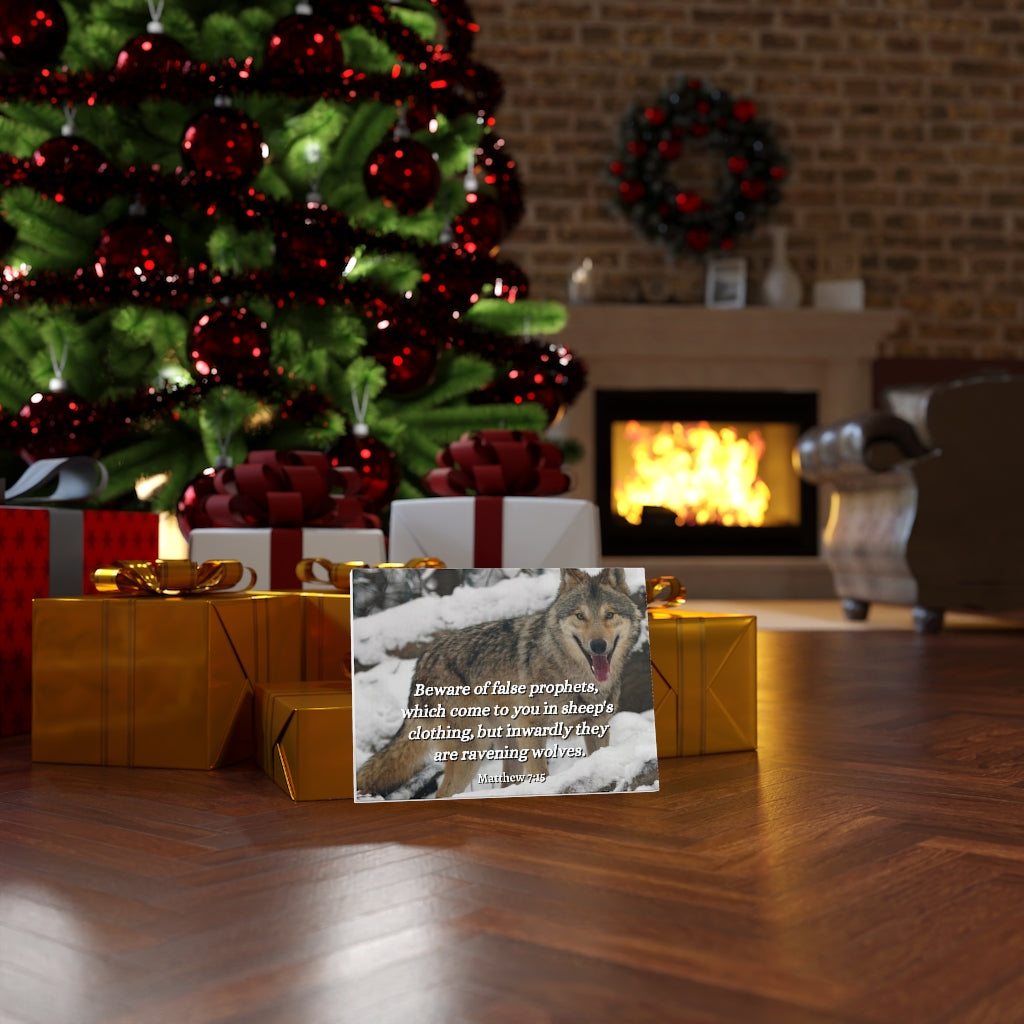 Scripture Walls False Prophets Matthew 7:15 Bible Verse Canvas Christian Wall Art Ready to Hang Unframed-Express Your Love Gifts