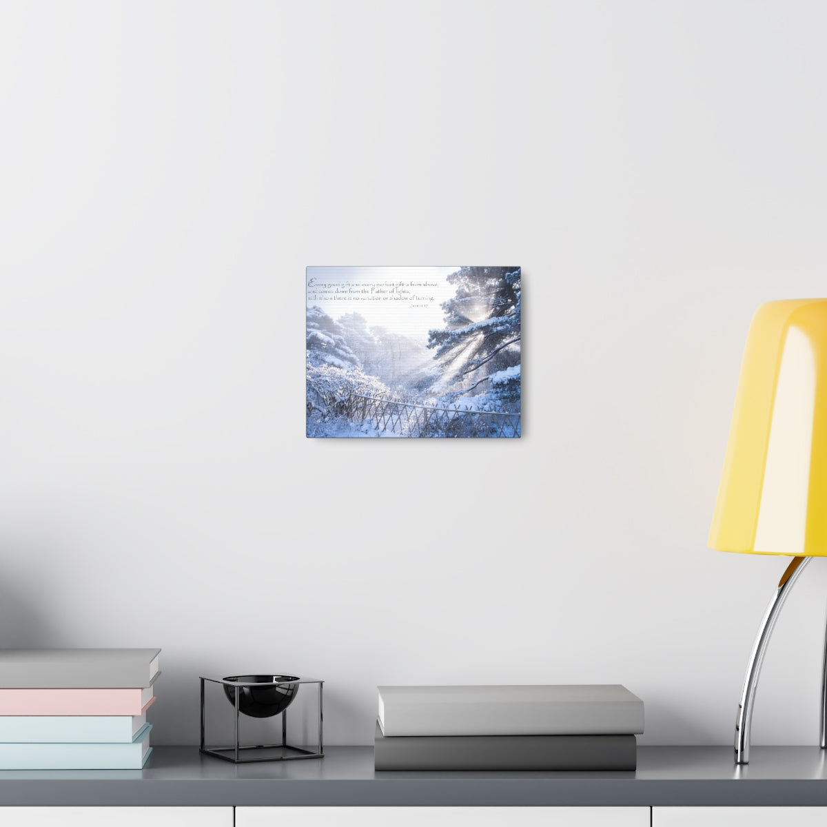 Scripture Walls Father Of Lights James 1:17 Bible Verse Canvas Christian Wall Art Bible Verse Print Ready To Hang Unframed-Express Your Love Gifts