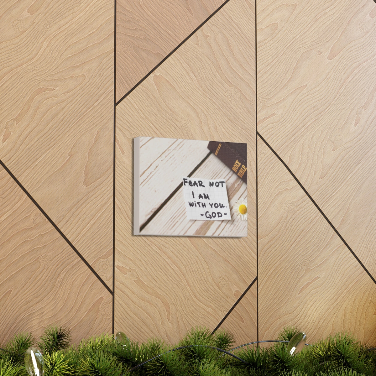 Scripture Walls Fear Not I Am With You Isaiah 41:10 Christian Wall Art Bible Verse Print Ready to Hang Unframed-Express Your Love Gifts