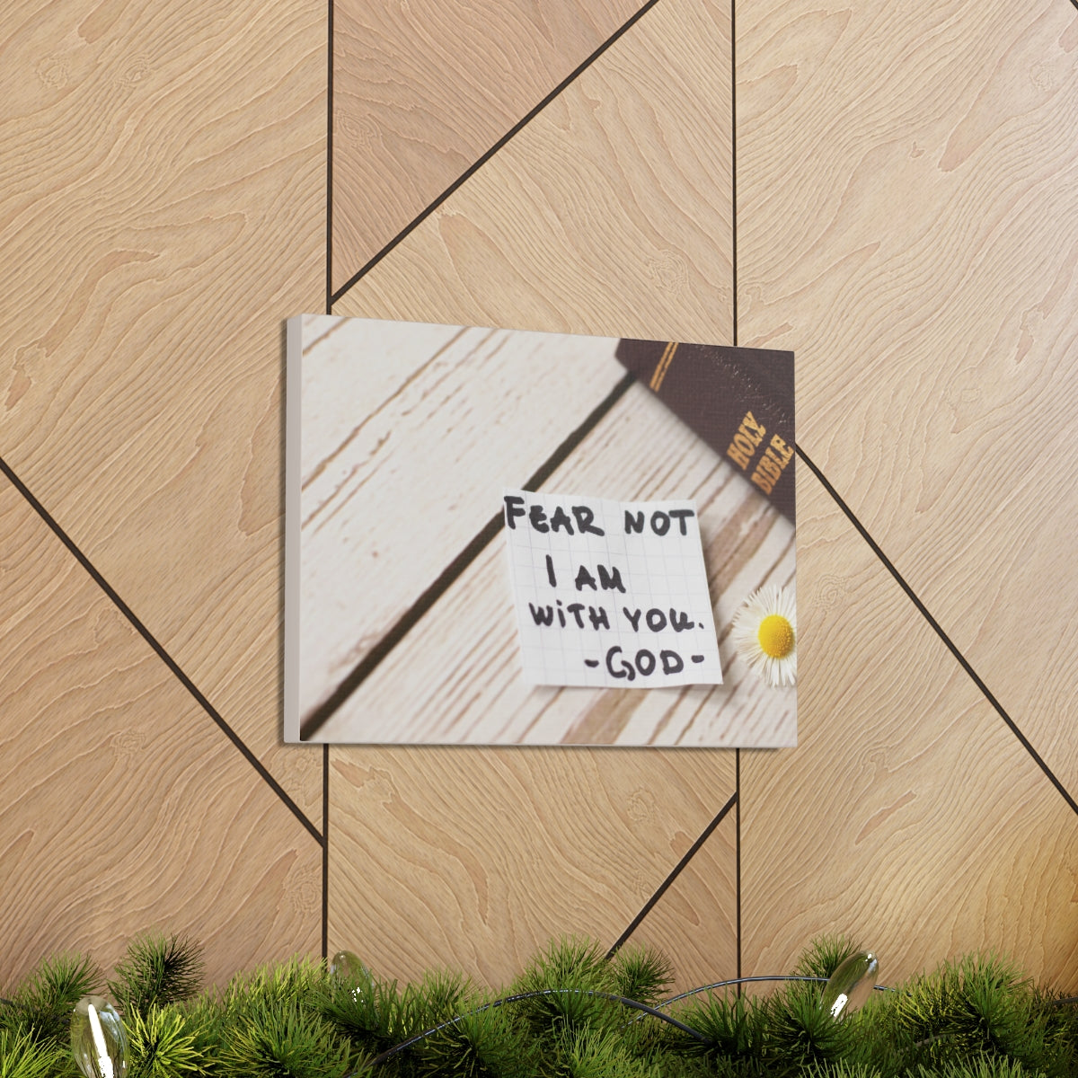 Scripture Walls Fear Not I Am With You Isaiah 41:10 Christian Wall Art Bible Verse Print Ready to Hang Unframed-Express Your Love Gifts