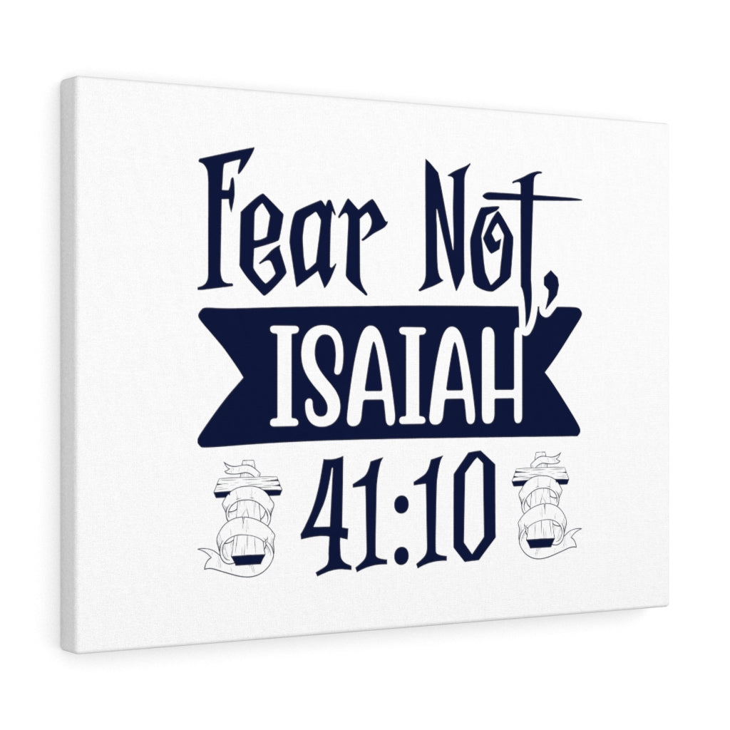 Scripture Walls Fear Not Isaiah 41:10 Cross Bible Verse Canvas Christian Wall Art Ready to Hang Unframed-Express Your Love Gifts