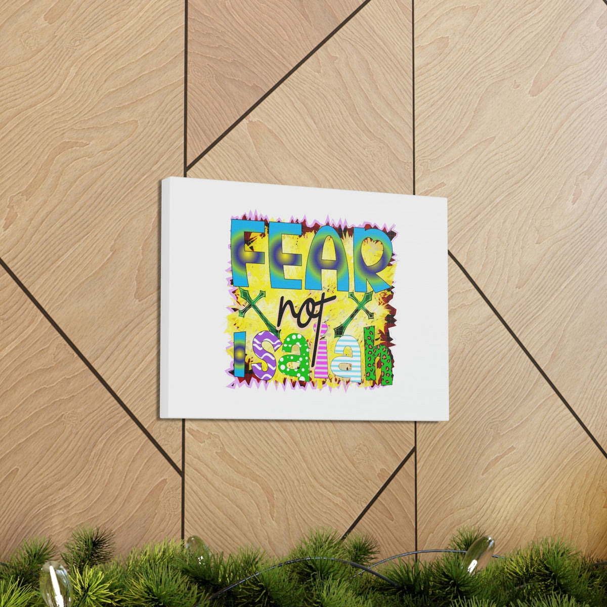 Scripture Walls Fear Not Isaiah 41:10 Print Christian Wall Art Bible Verse Print Ready to Hang Unframed-Express Your Love Gifts