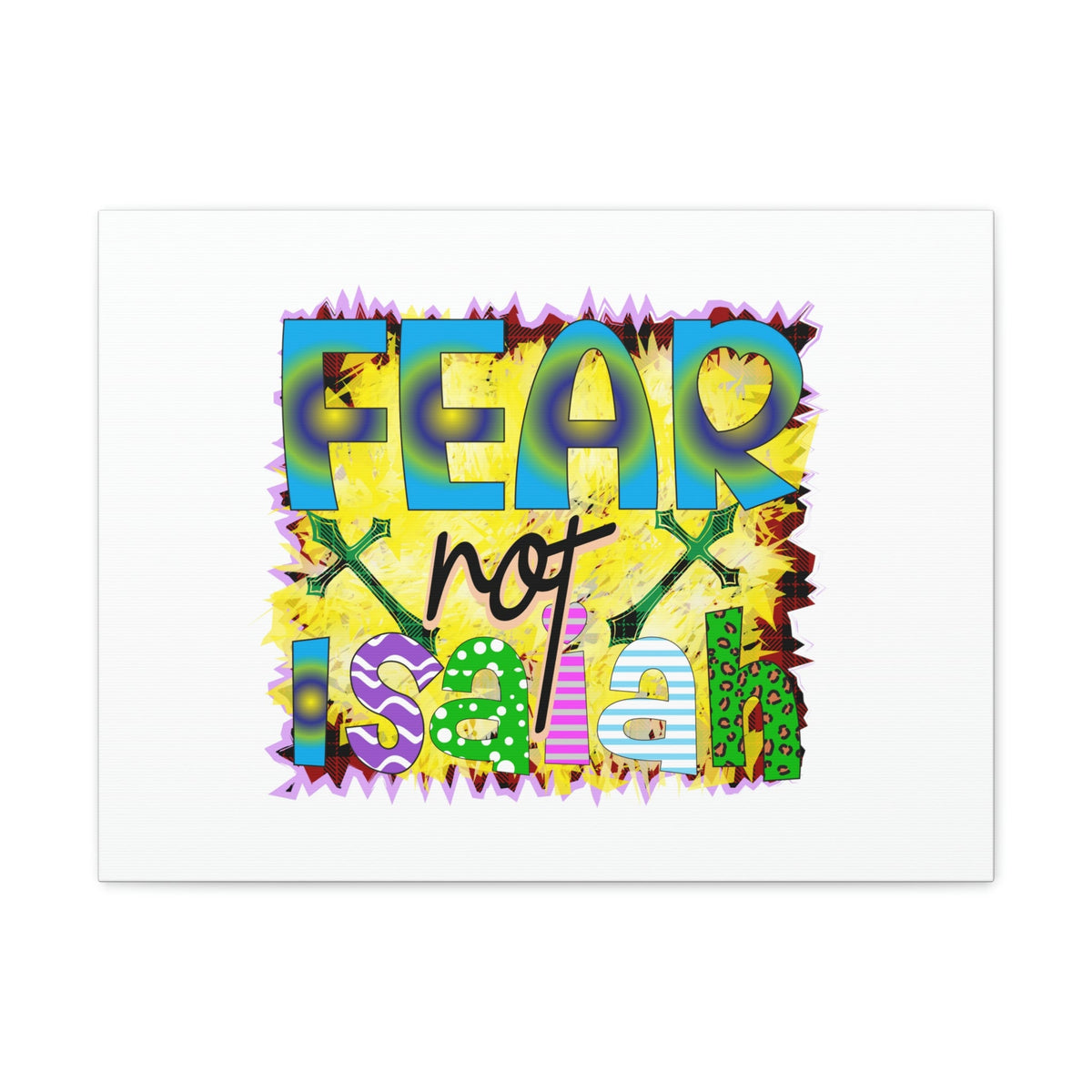 Scripture Walls Fear Not Isaiah 41:10 Print Christian Wall Art Bible Verse Print Ready to Hang Unframed-Express Your Love Gifts