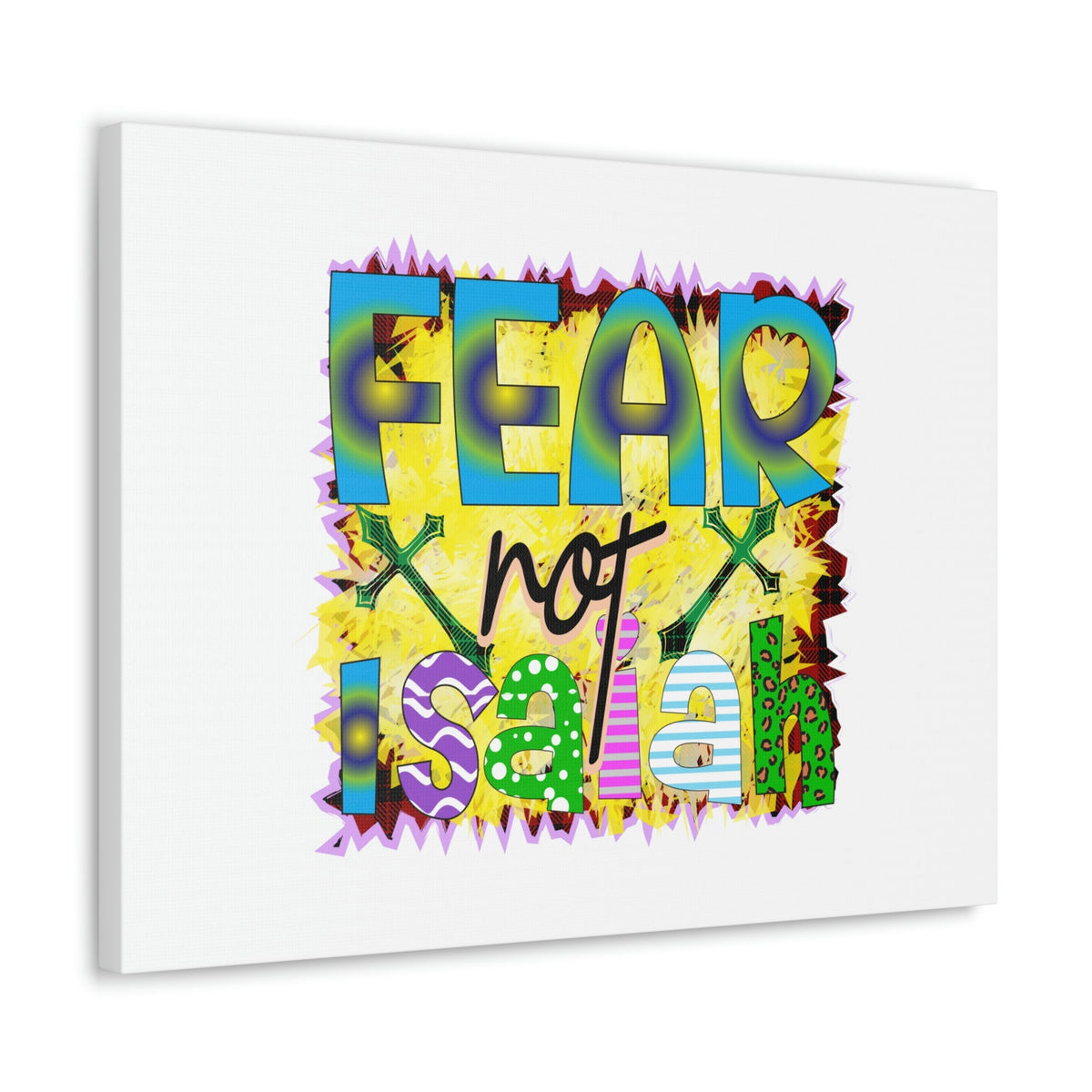 Scripture Walls Fear Not Isaiah 41:10 Print Christian Wall Art Bible Verse Print Ready to Hang Unframed-Express Your Love Gifts