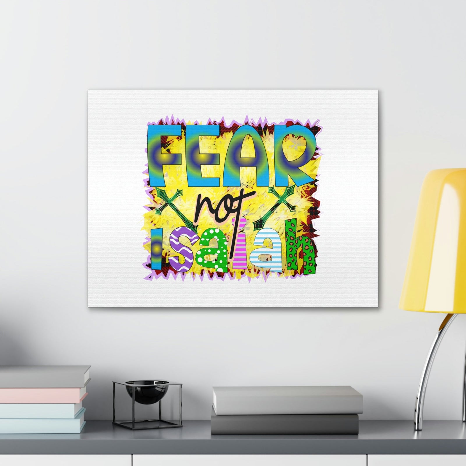 Scripture Walls Fear Not Isaiah 41:10 Print Christian Wall Art Bible Verse Print Ready to Hang Unframed-Express Your Love Gifts