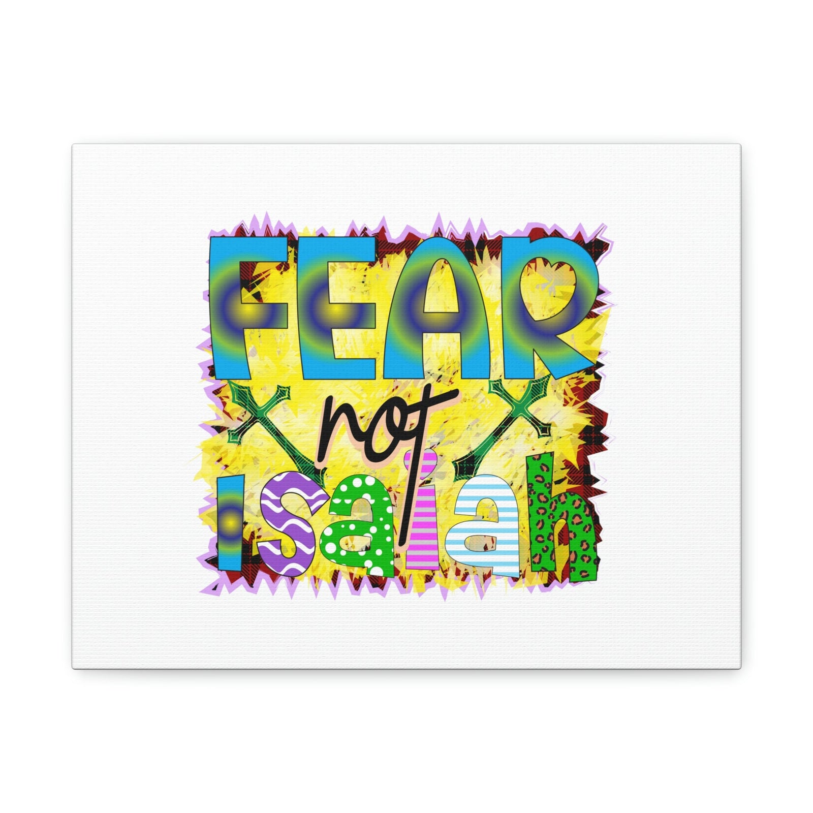 Scripture Walls Fear Not Isaiah 41:10 Print Christian Wall Art Bible Verse Print Ready to Hang Unframed-Express Your Love Gifts