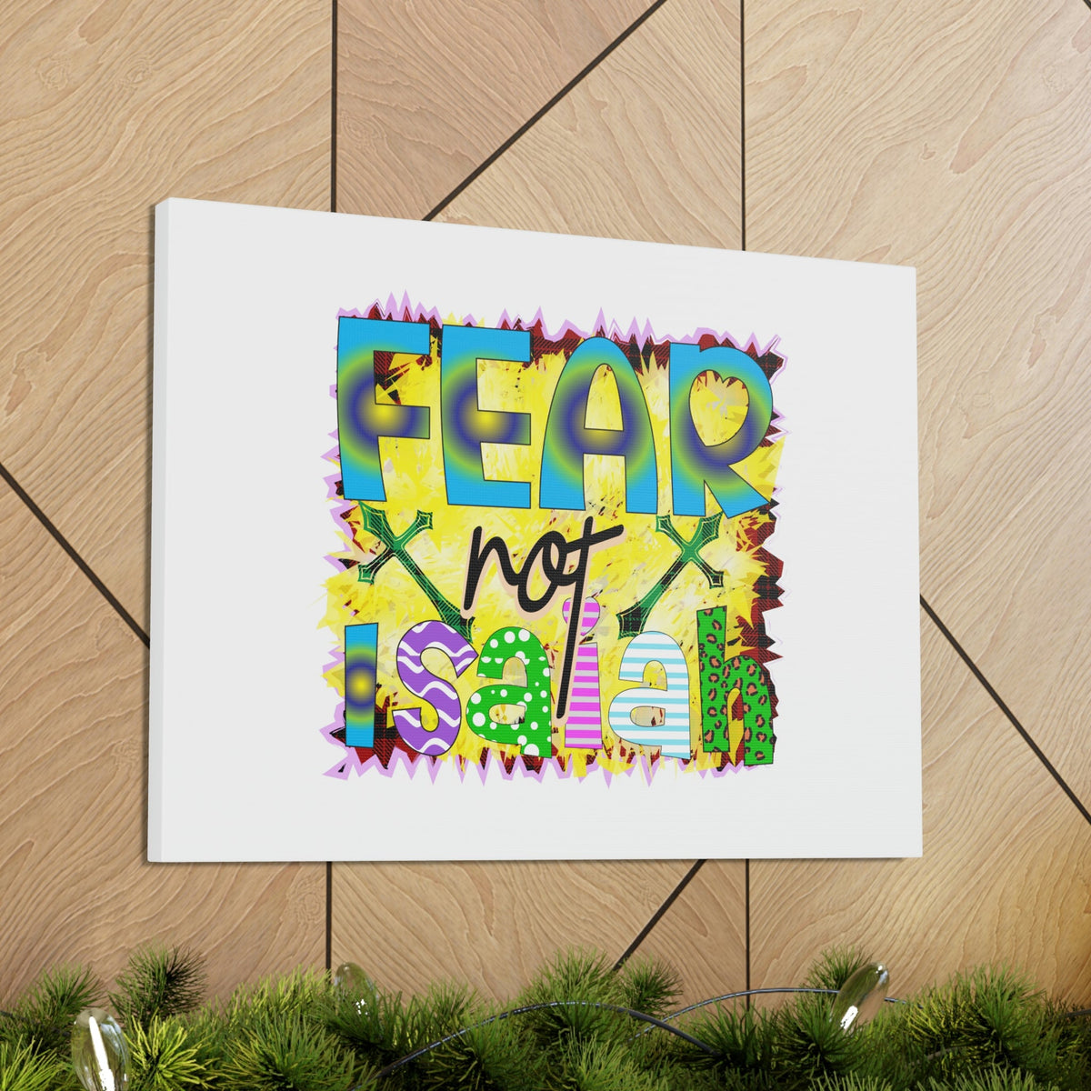 Scripture Walls Fear Not Isaiah 41:10 Print Christian Wall Art Bible Verse Print Ready to Hang Unframed-Express Your Love Gifts