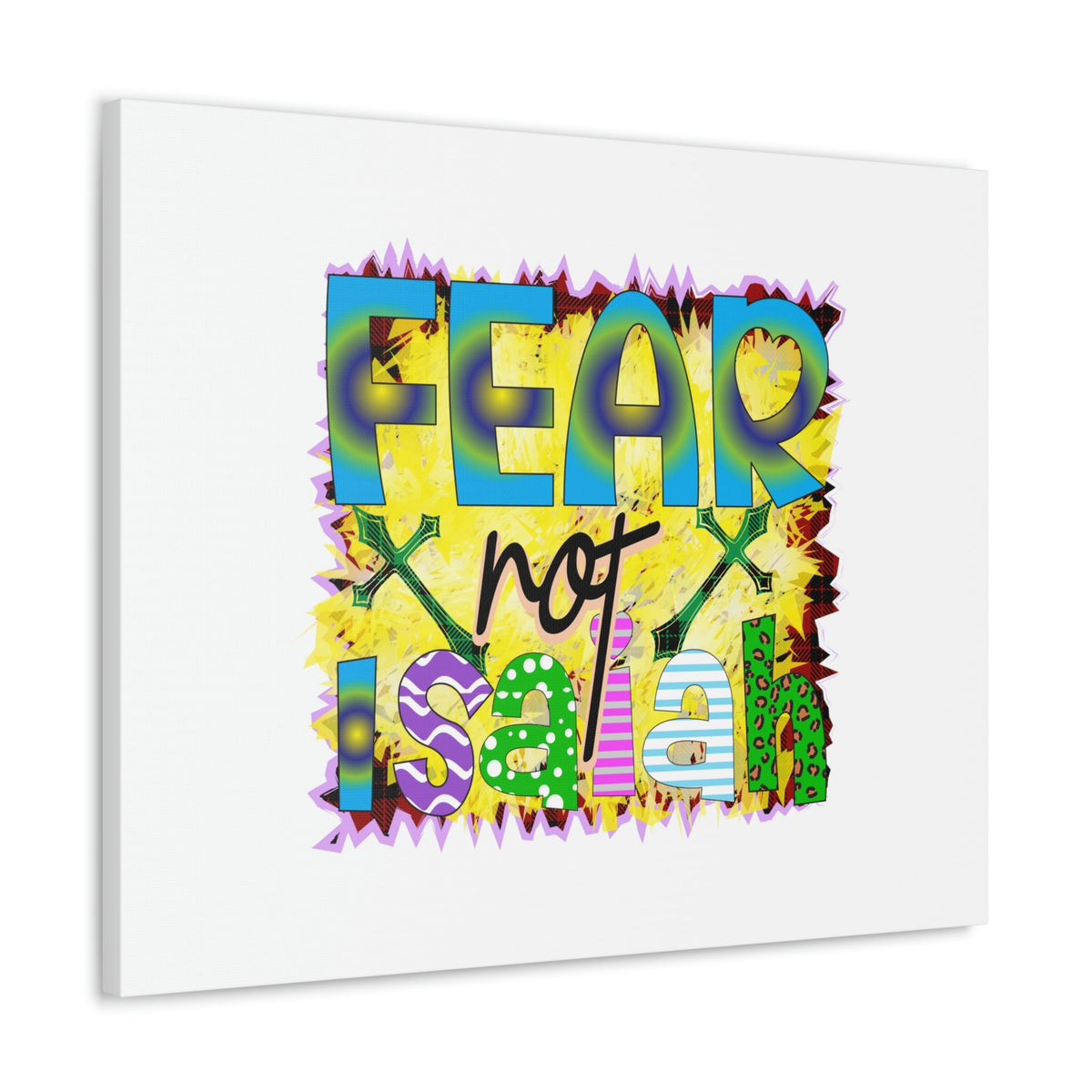 Scripture Walls Fear Not Isaiah 41:10 Print Christian Wall Art Bible Verse Print Ready to Hang Unframed-Express Your Love Gifts