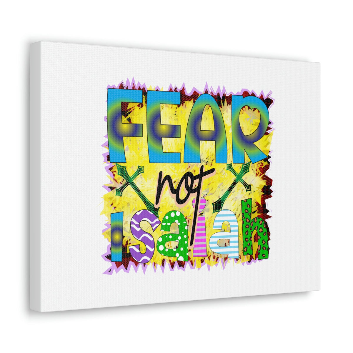 Scripture Walls Fear Not Isaiah 41:10 Print Christian Wall Art Bible Verse Print Ready to Hang Unframed-Express Your Love Gifts
