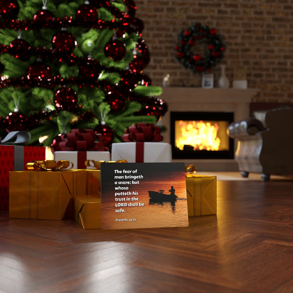 Scripture Walls Fear Of Man Proverbs 29:25 Bible Verse Canvas Christian Wall Art Ready to Hang Unframed-Express Your Love Gifts