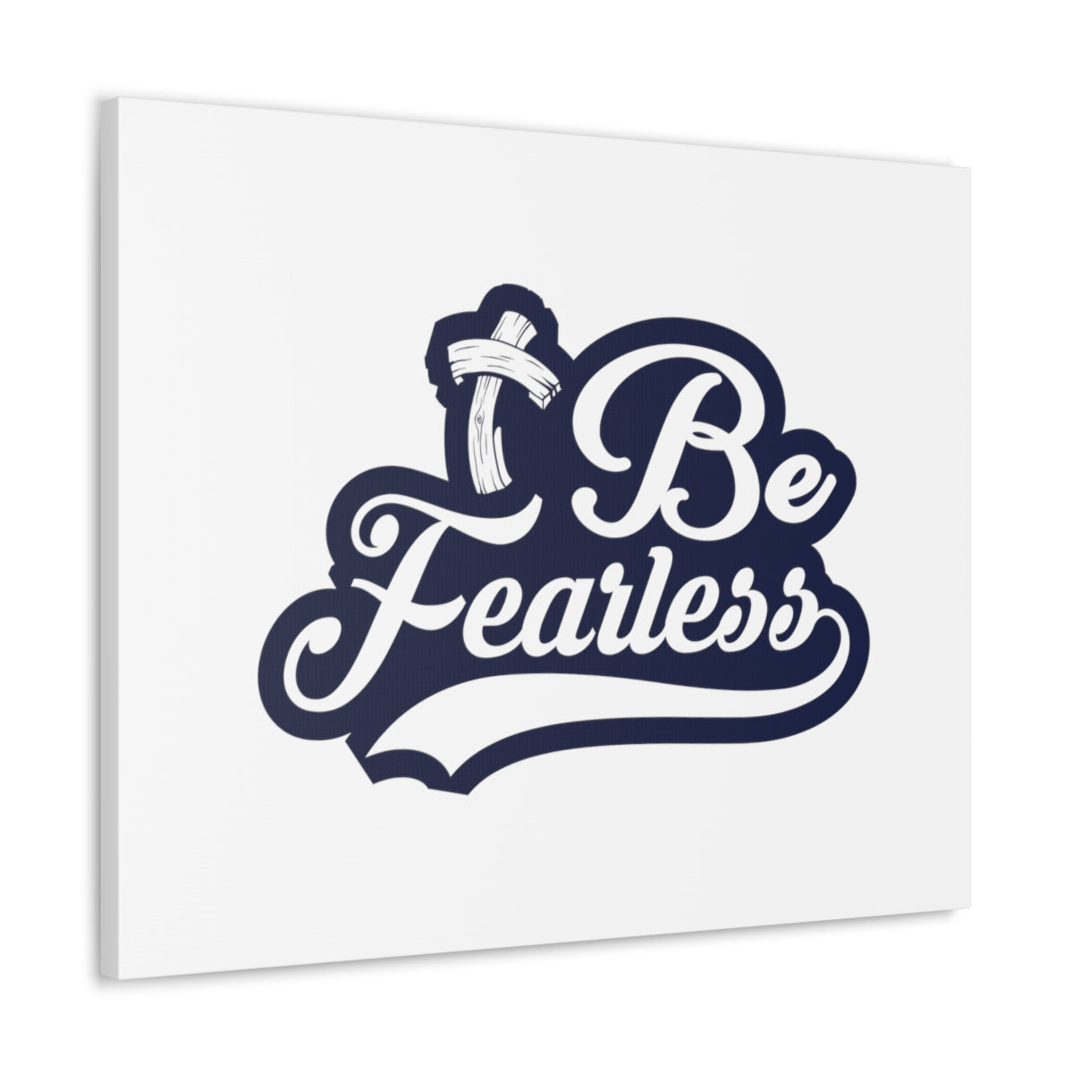 Scripture Walls Fearless Blue Jeremiah 1:8 Christian Wall Art Bible Verse Print Ready to Hang Unframed-Express Your Love Gifts