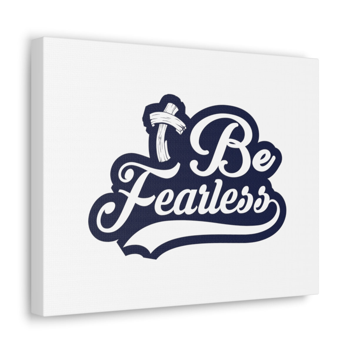 Scripture Walls Fearless Blue Jeremiah 1:8 Christian Wall Art Bible Verse Print Ready to Hang Unframed-Express Your Love Gifts