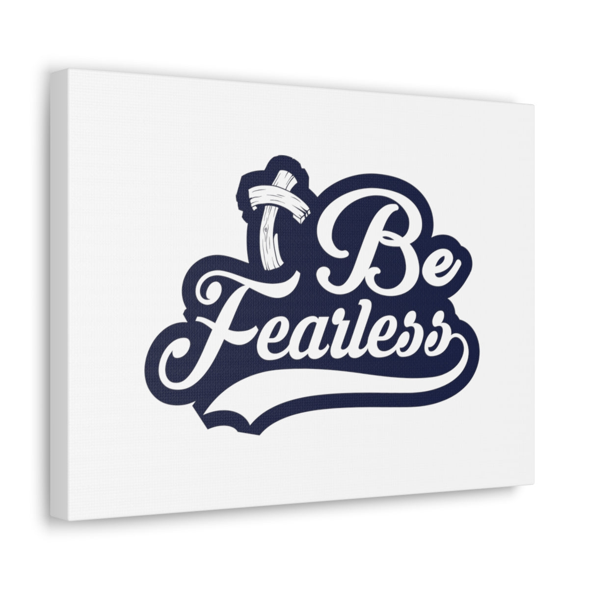 Scripture Walls Fearless Blue Jeremiah 1:8 Christian Wall Art Bible Verse Print Ready to Hang Unframed-Express Your Love Gifts