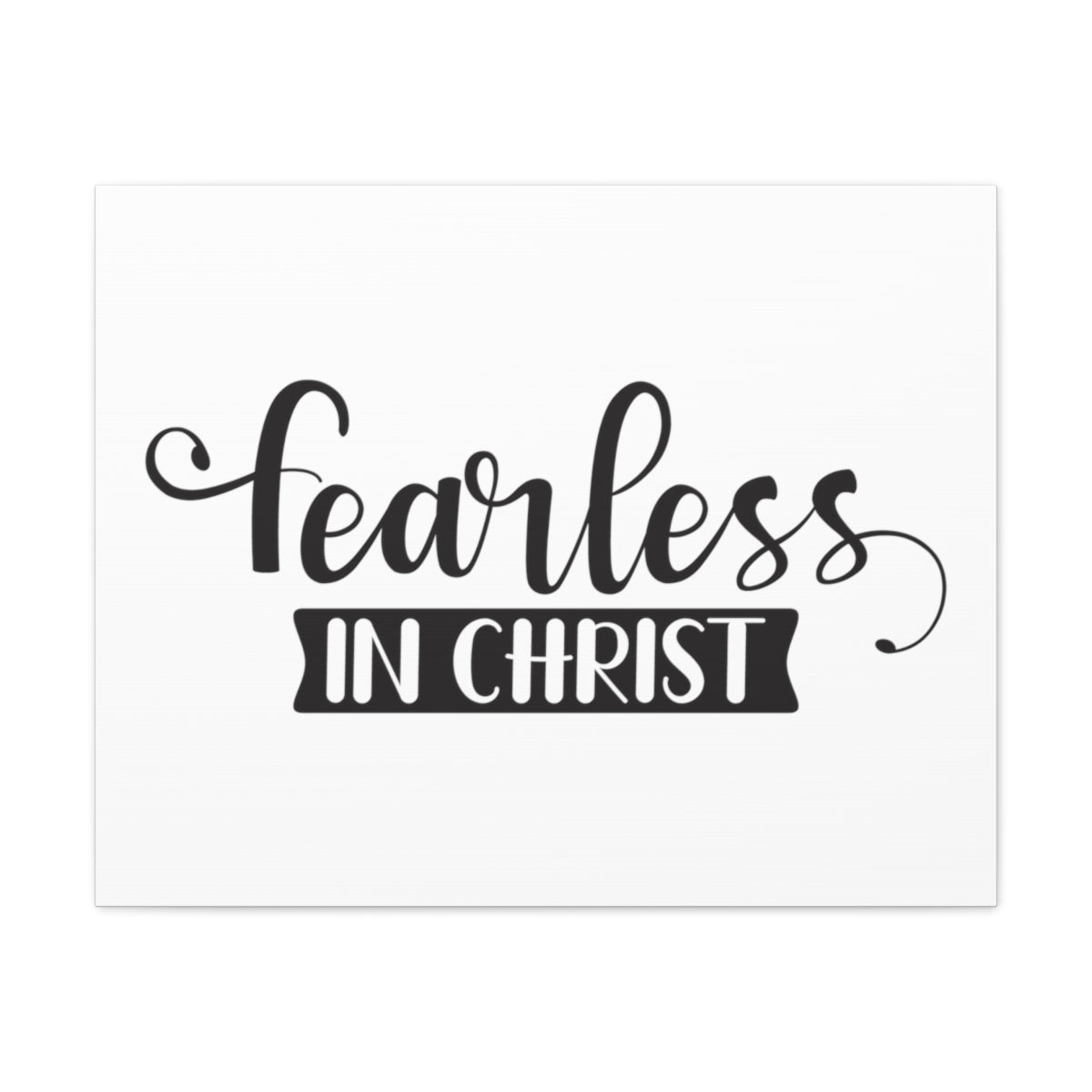 Scripture Walls Fearless In Christ John 14:27 Christian Wall Art Print Ready to Hang Unframed-Express Your Love Gifts