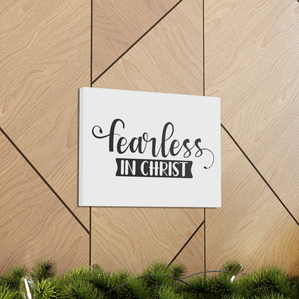 Scripture Walls Fearless In Christ John 14:27 Christian Wall Art Print Ready to Hang Unframed-Express Your Love Gifts