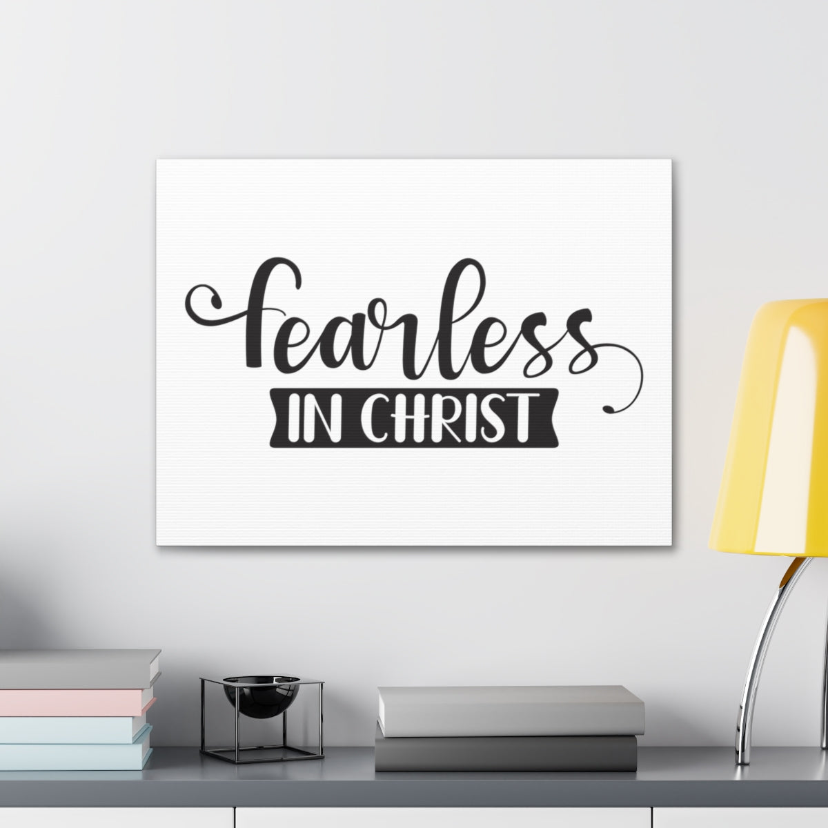Scripture Walls Fearless In Christ John 14:27 Christian Wall Art Print Ready to Hang Unframed-Express Your Love Gifts