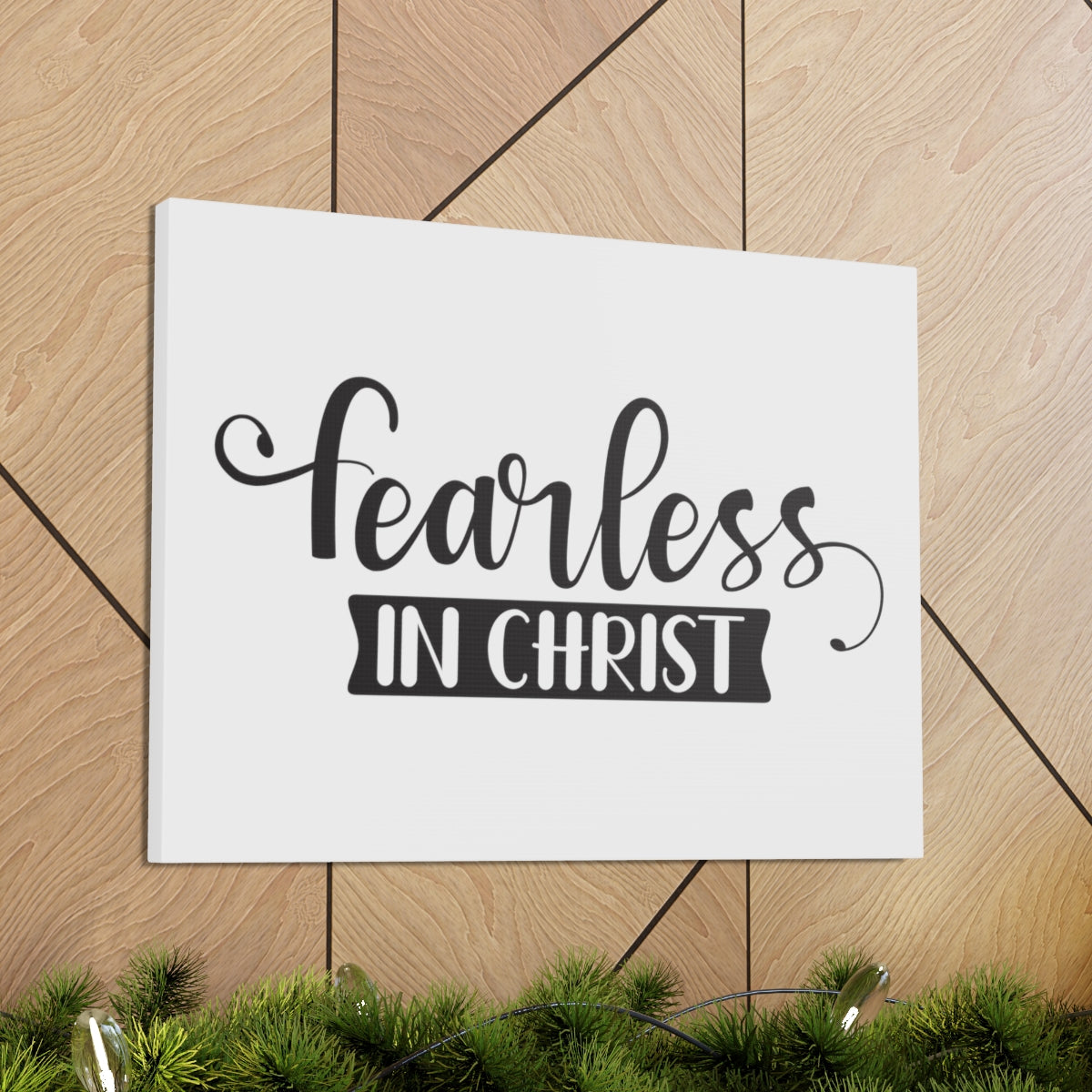 Scripture Walls Fearless In Christ John 14:27 Christian Wall Art Print Ready to Hang Unframed-Express Your Love Gifts