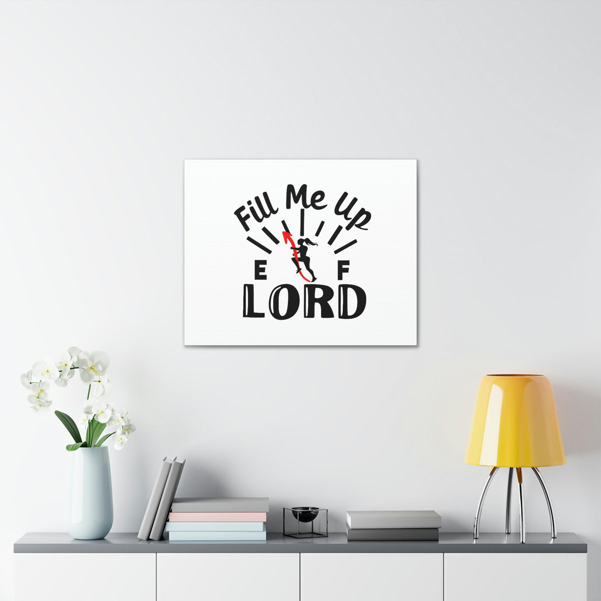 Scripture Walls Fill Me Up Lord Psalm 42:1 Christian Wall Art Print Ready to Hang Unframed-Express Your Love Gifts