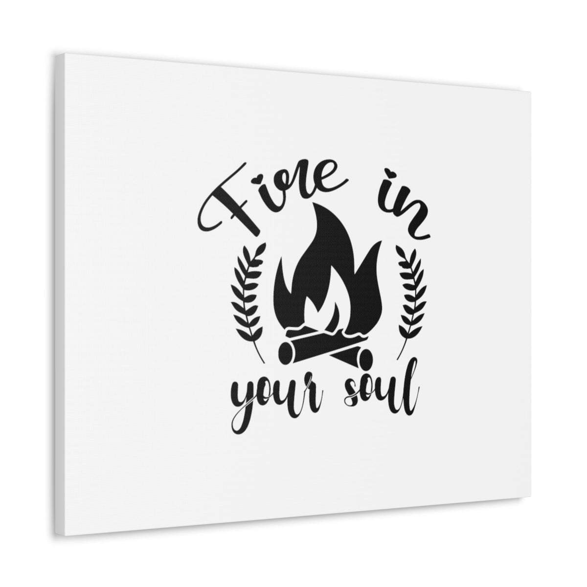 Scripture Walls Fire In Your Soul Luke 3:16 Christian Wall Art Bible Verse Print Ready to Hang Unframed-Express Your Love Gifts