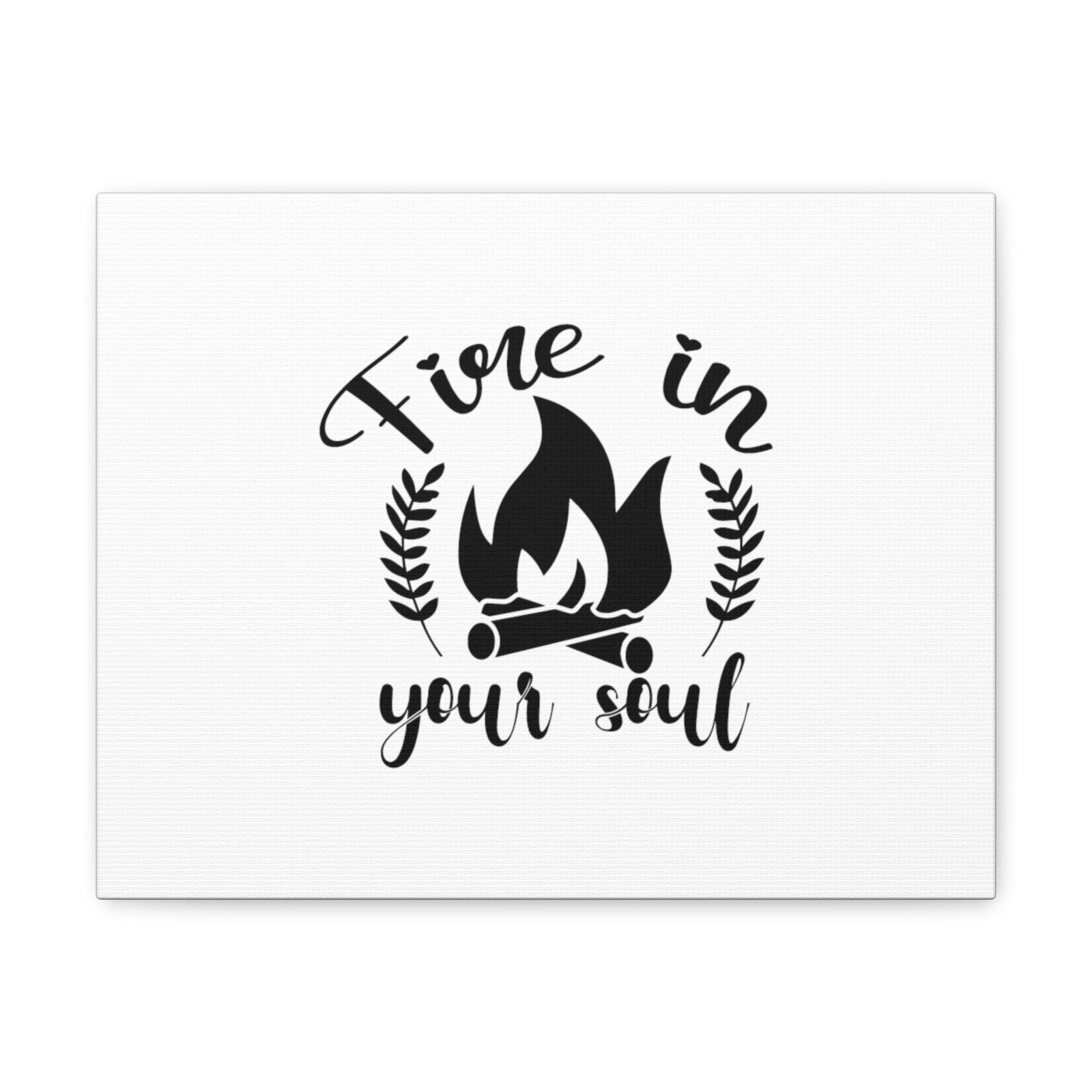Scripture Walls Fire In Your Soul Luke 3:16 Christian Wall Art Bible Verse Print Ready to Hang Unframed-Express Your Love Gifts