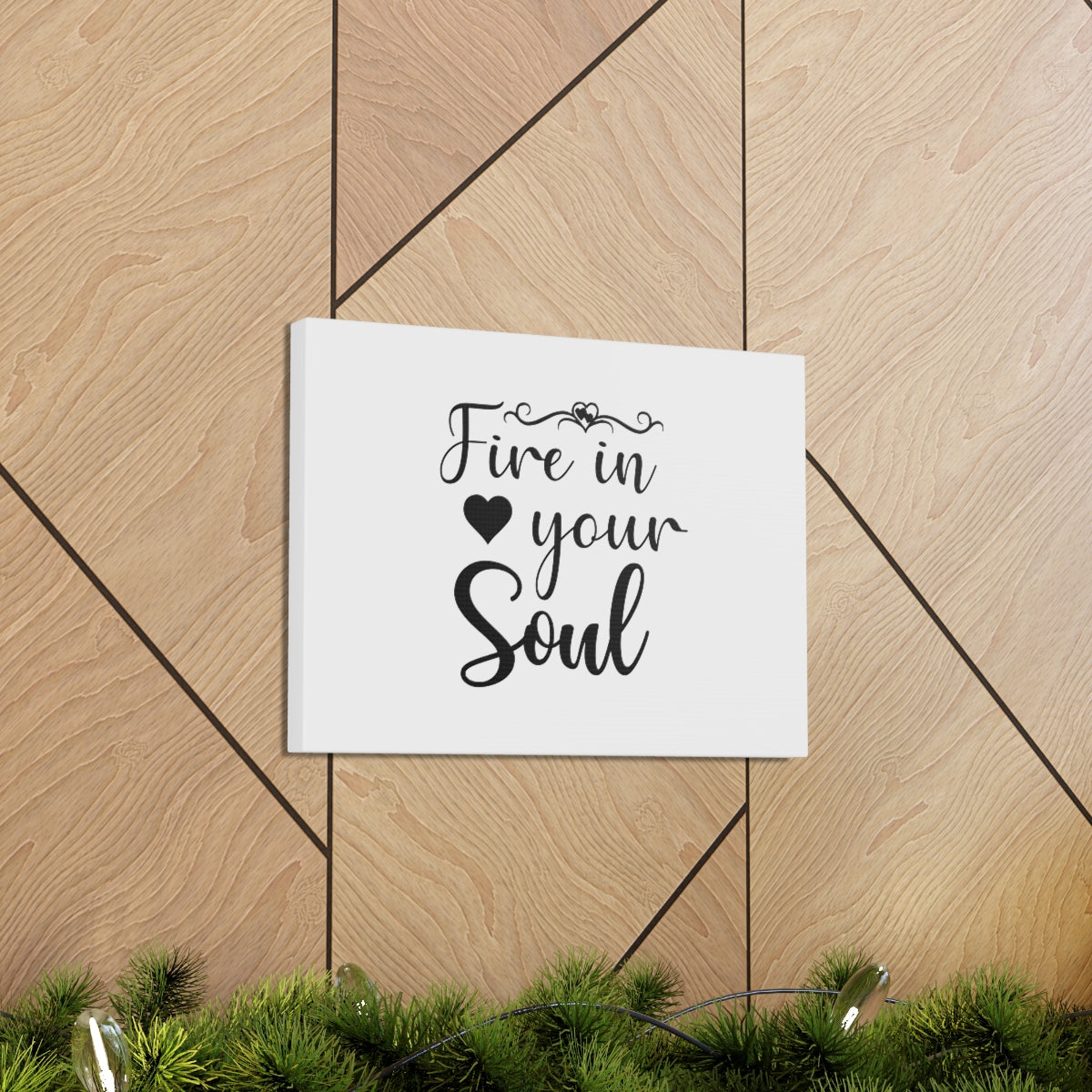 Scripture Walls Fire In Your Soul Romans 12:11 Christian Wall Art Bible Verse Print Ready to Hang Unframed-Express Your Love Gifts