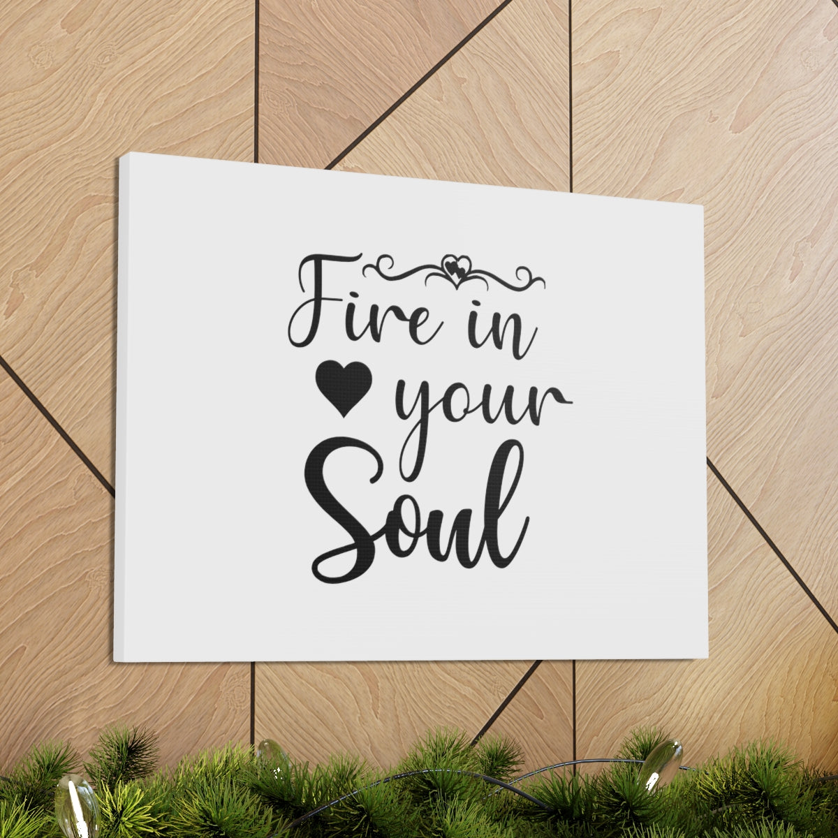 Scripture Walls Fire In Your Soul Romans 12:11 Christian Wall Art Bible Verse Print Ready to Hang Unframed-Express Your Love Gifts