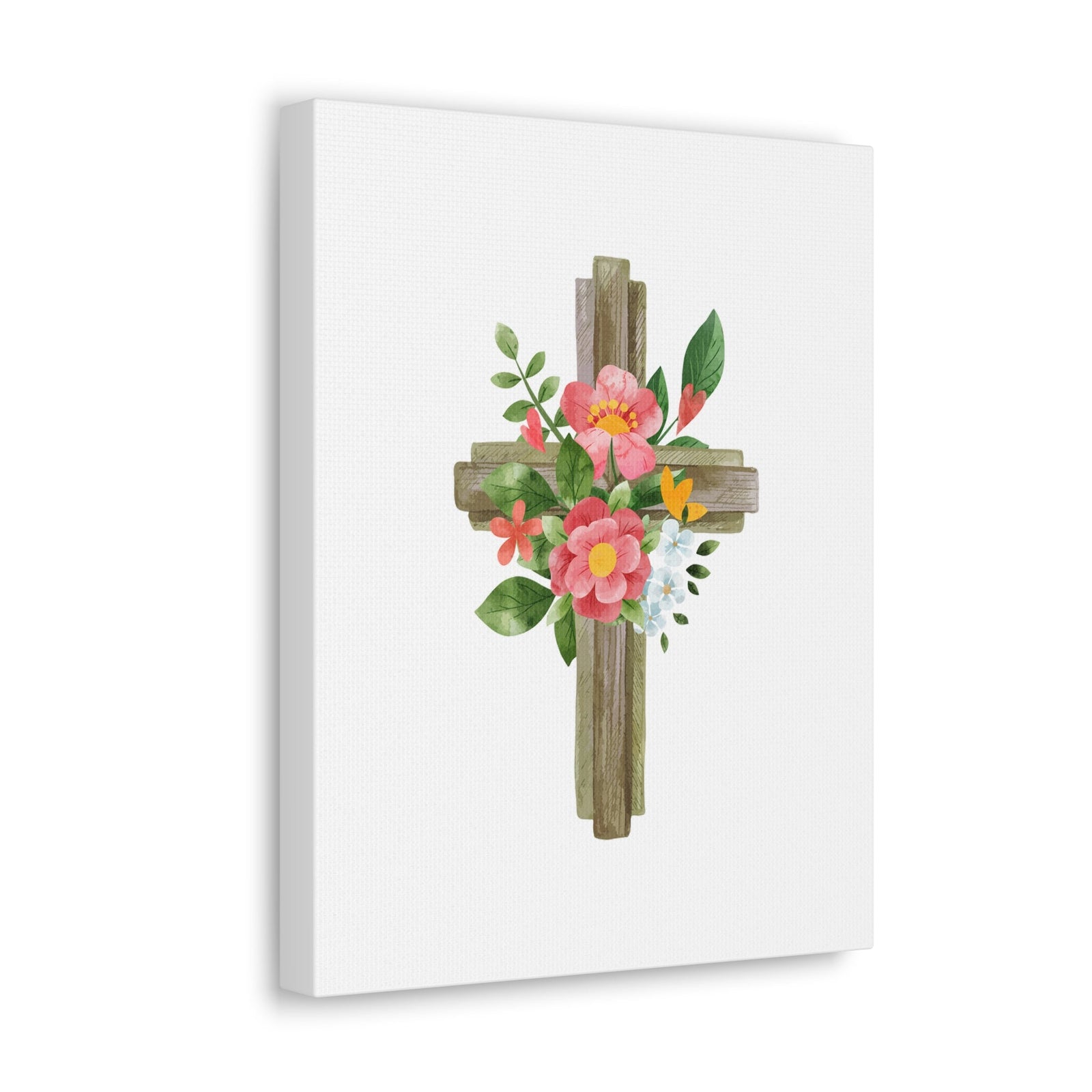 Scripture Walls Flower Cross Psalms 103:15 Christian Wall Art Bible Verse Print Ready to Hang Unframed-Express Your Love Gifts