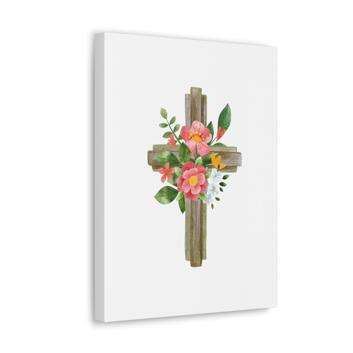 Scripture Walls Flower Cross Psalms 103:15 Christian Wall Art Bible Verse Print Ready to Hang Unframed-Express Your Love Gifts