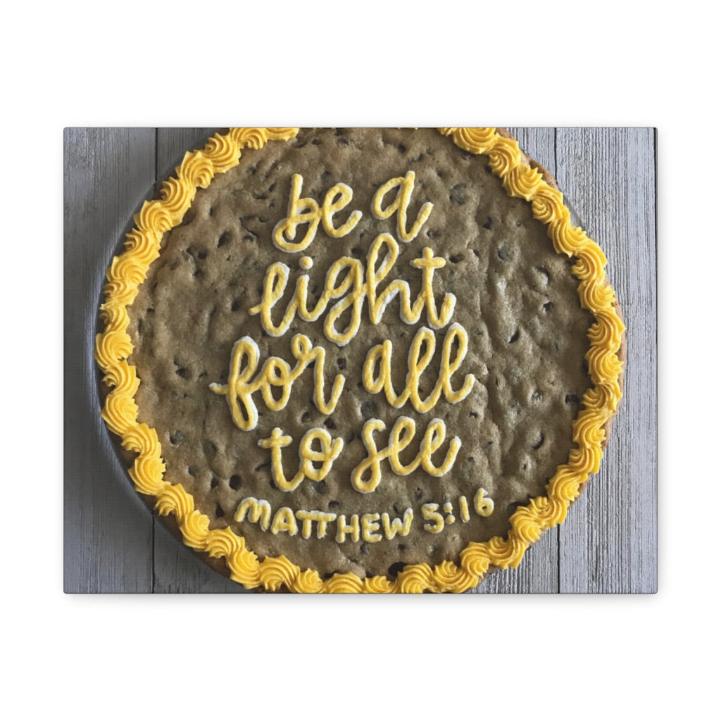 Scripture Walls For All To See Matthew 5:16 Bible Verse Canvas Christian Wall Art Ready to Hang Unframed-Express Your Love Gifts