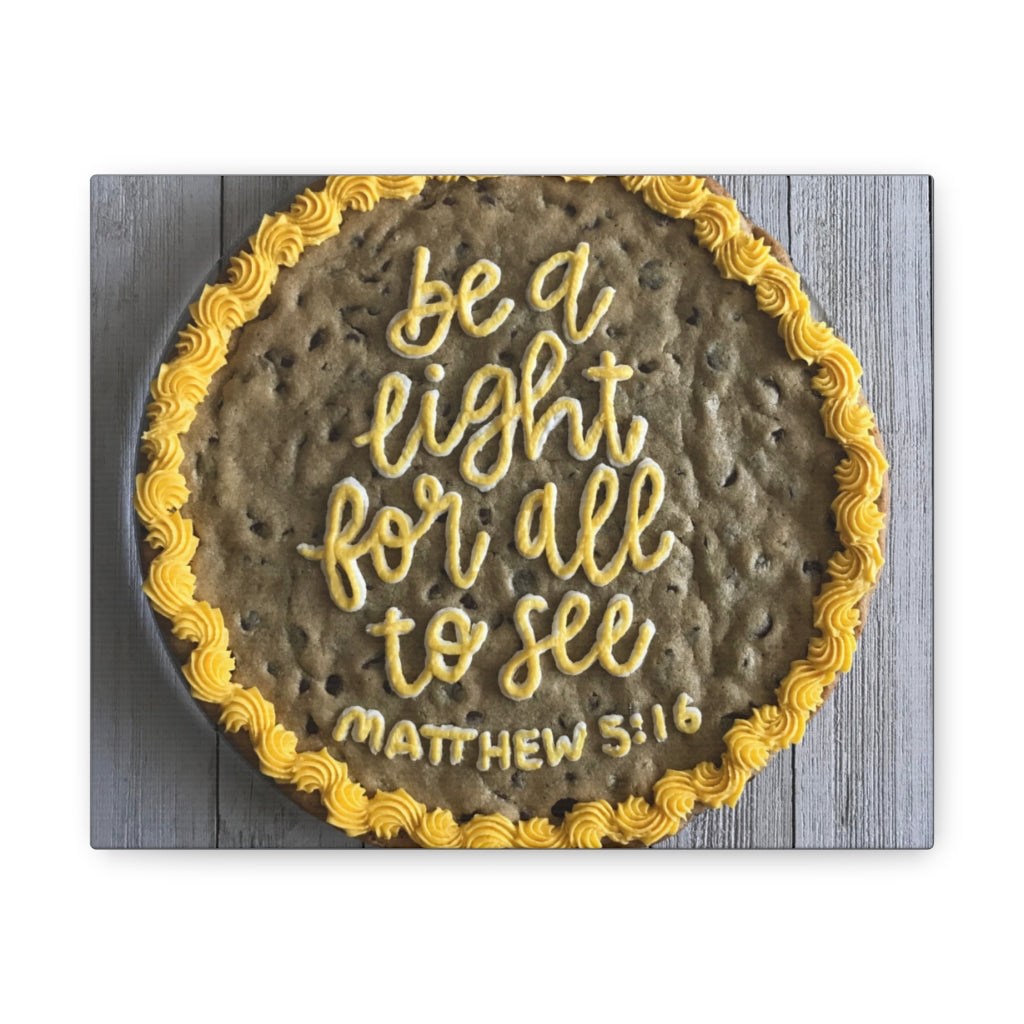 Scripture Walls For All To See Matthew 5:16 Bible Verse Canvas Christian Wall Art Ready to Hang Unframed-Express Your Love Gifts